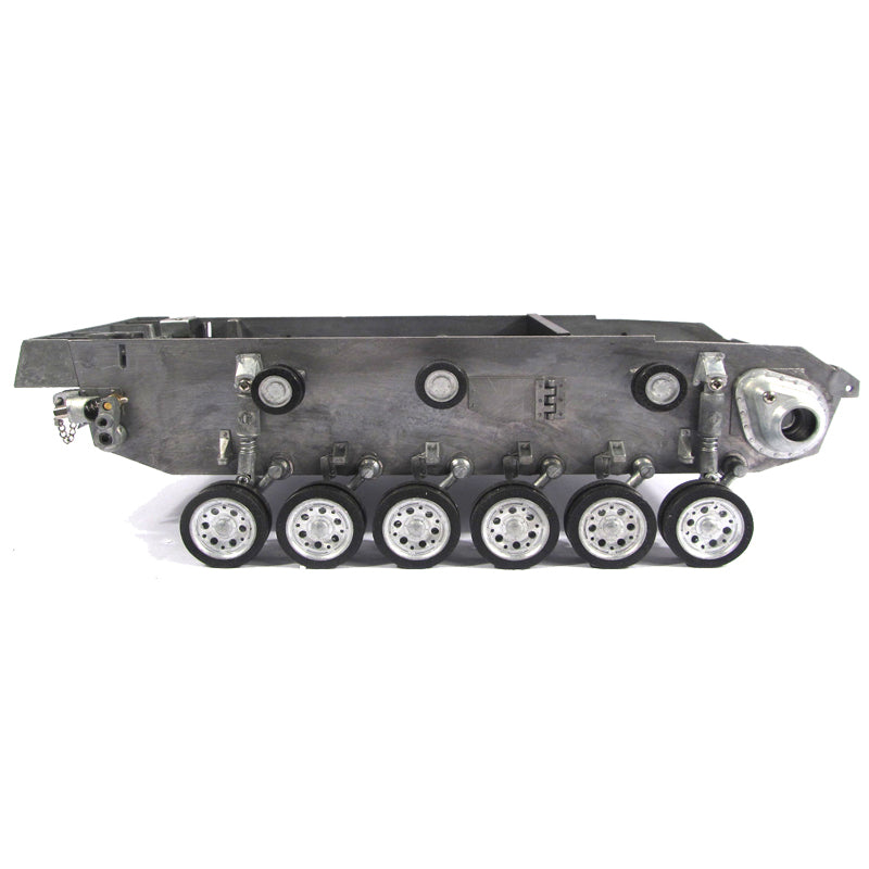 1/16 Scale Mato German Panzer III RTR RC Tank - Metal Spring Chassis, Torsion Bar Road Wheels, Machine Gun & Armored Fan Cover | WWII Military Model for Collectors & Battle Reenactments