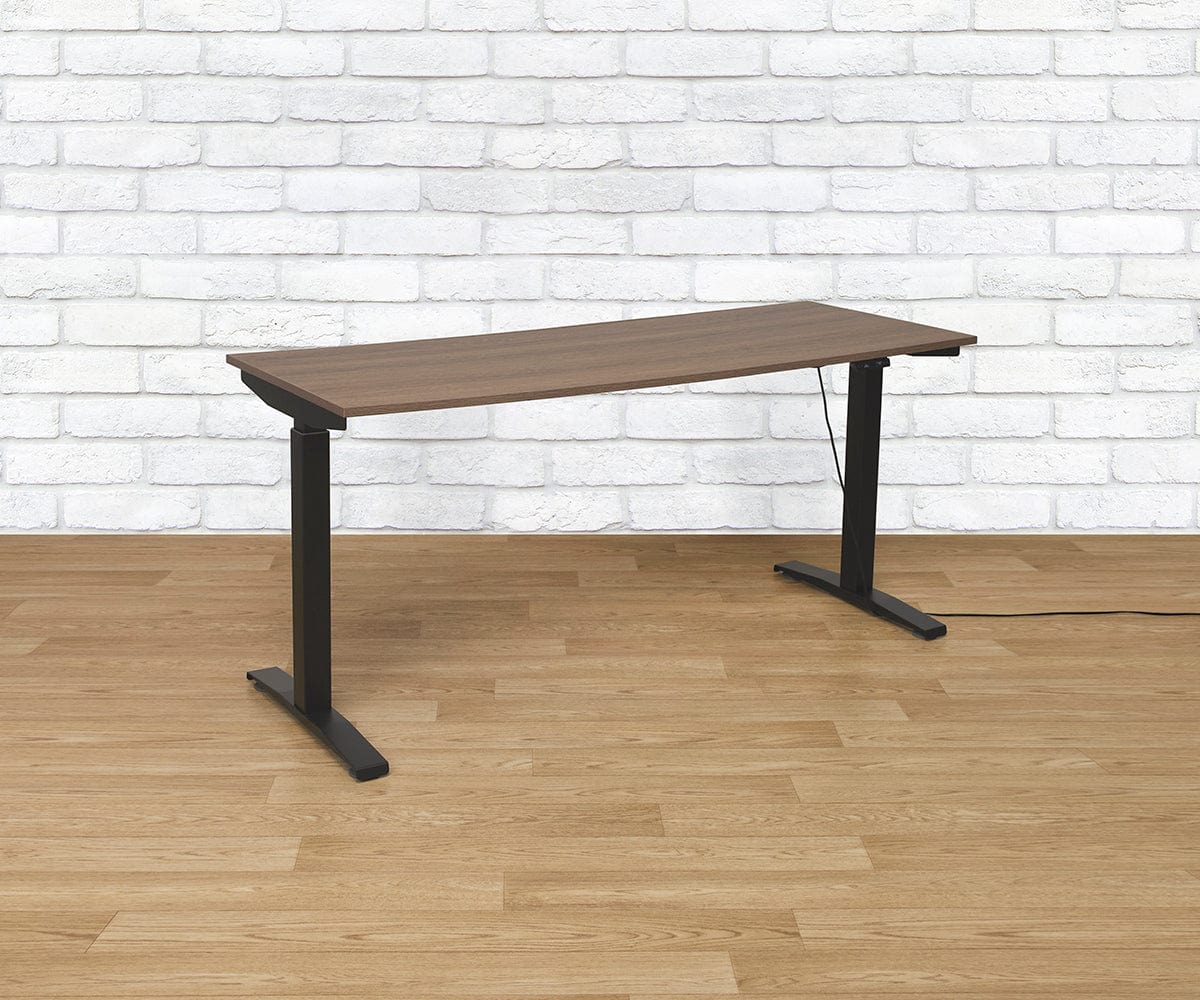 Adjustable Height Inari Sit Stand Desk - Ergonomic Home & Office Workstation for Standing & Sitting Comfort - Perfect for Remote Work, Gaming & Study