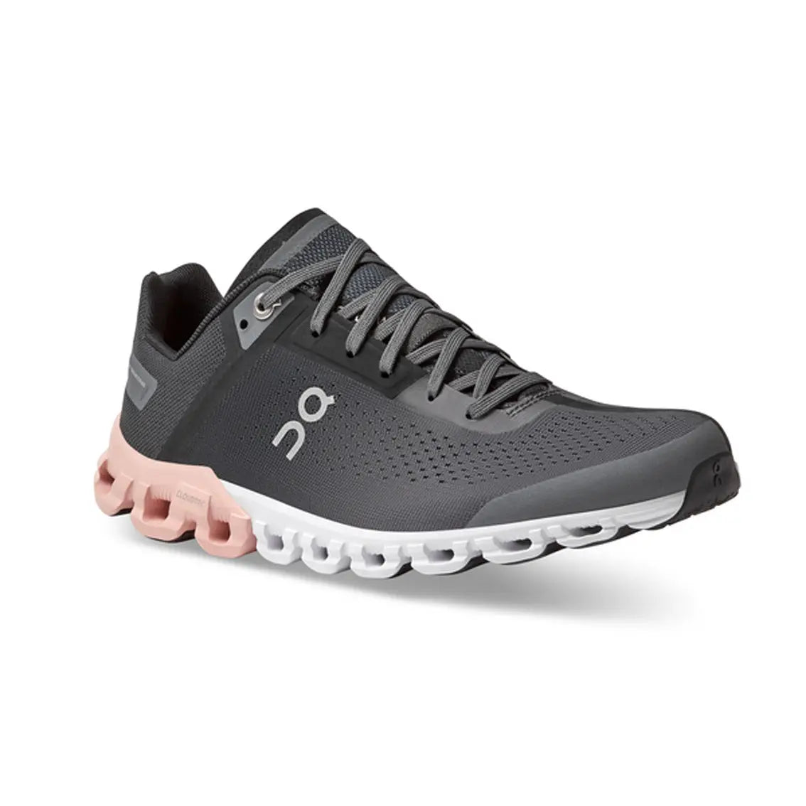 Women's On Running Cloudflow 3 Wide Running Shoes - Rock/Rose Color | Lightweight & Cushioned for Road Running, Jogging & Gym Workouts