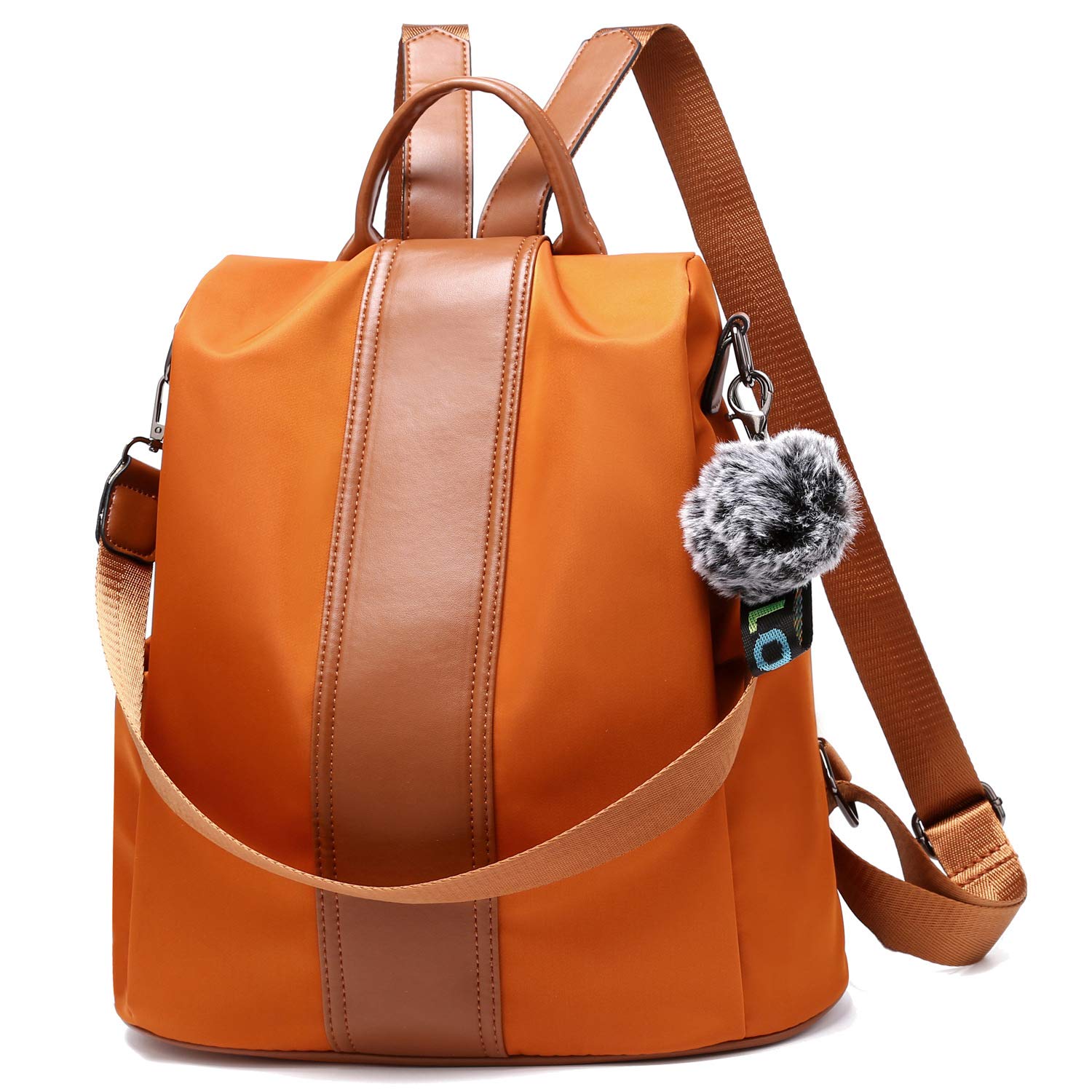 Stylish TcIFE Anti-Theft Nylon Backpack Purse for Women - Versatile Shoulder Bag for School, Travel & Daily Use