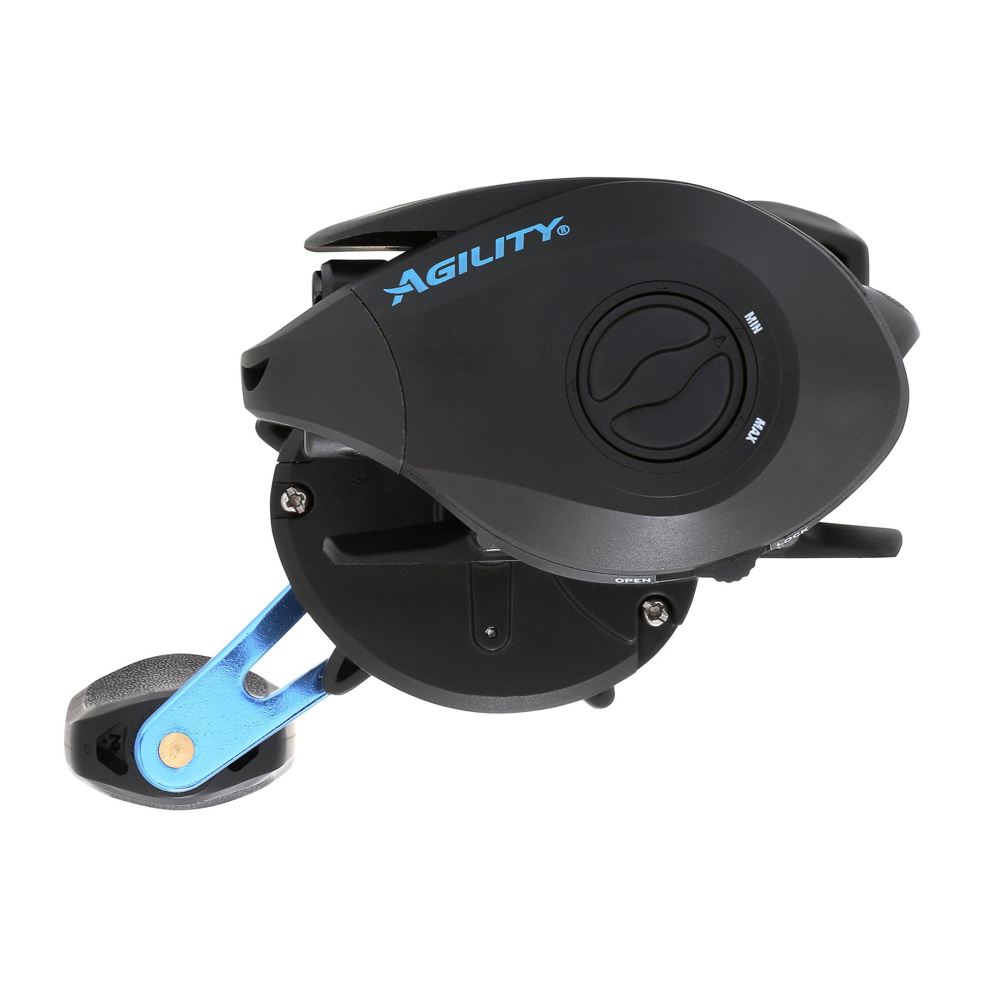 Agility® Low Profile Fishing Reel - Lightweight & Smooth Casting for Freshwater & Saltwater Angling | Perfect for Bass, Trout, and Inshore Fishing