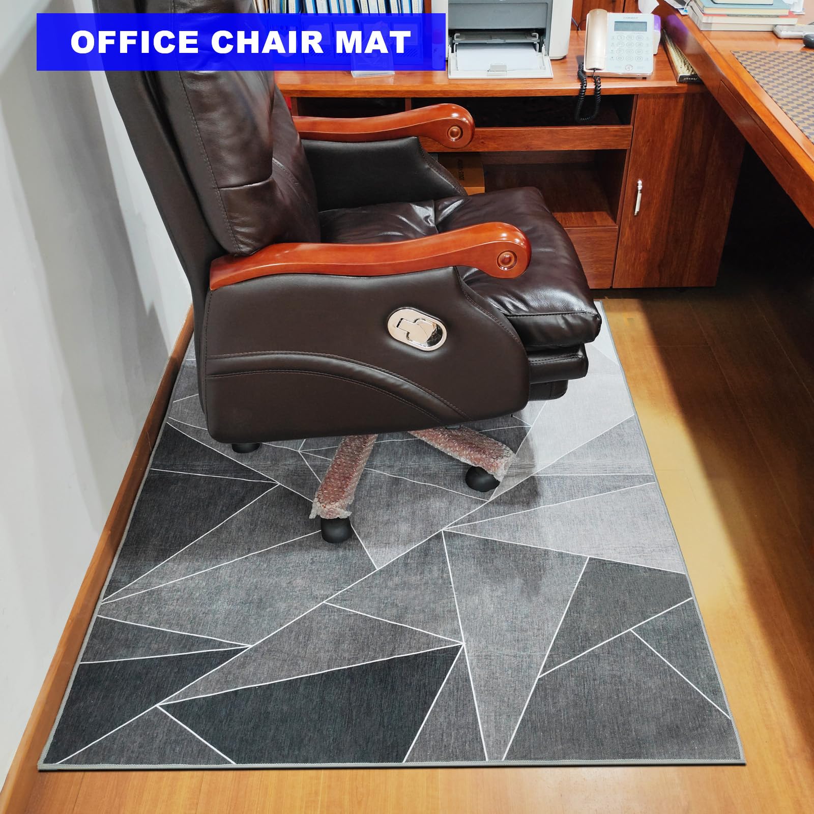 Premium Office Chair Mat for Hardwood & Laminate Floors - 60