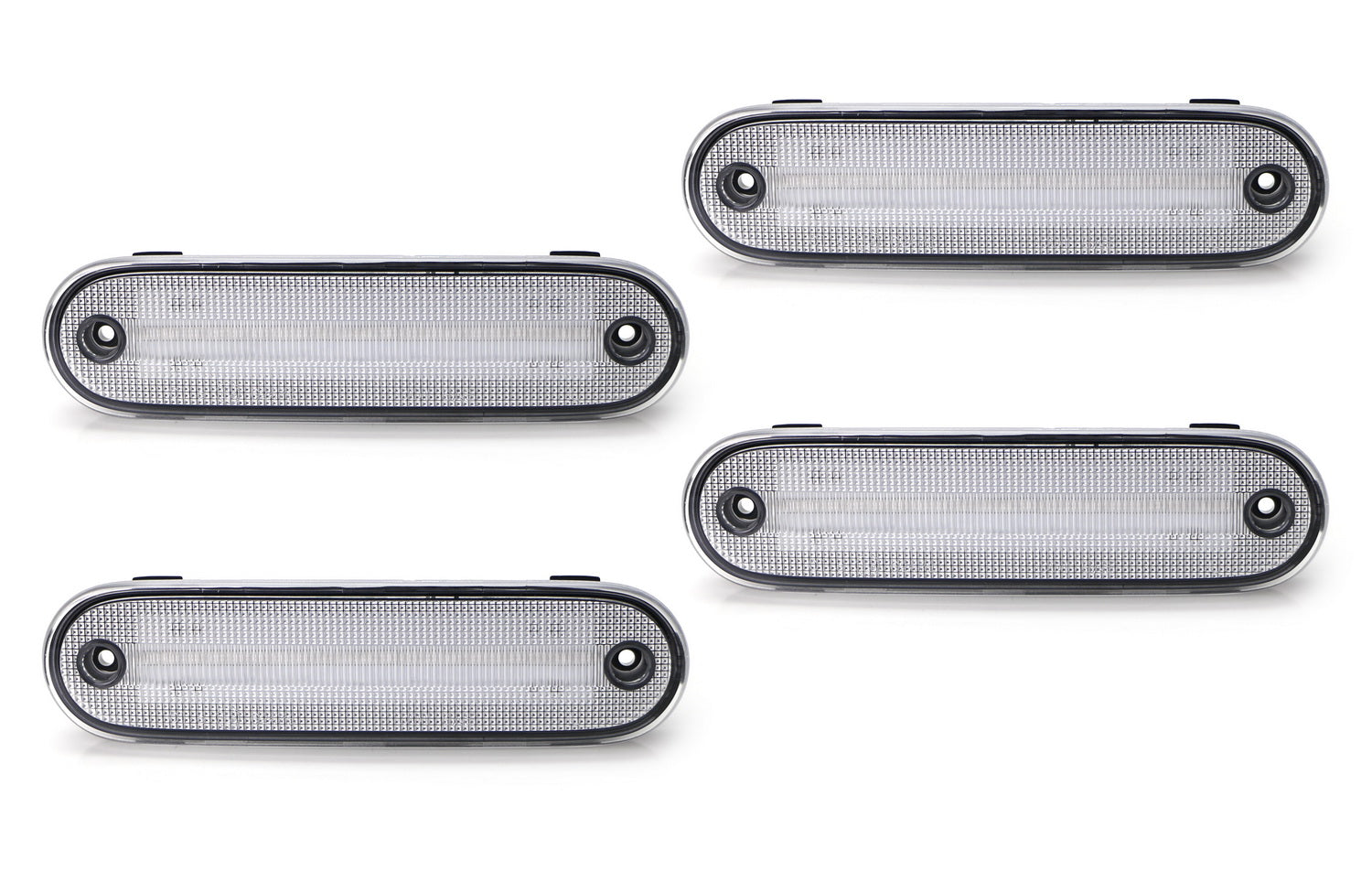 1990-2005 Miata MX-5 Clear Side Marker Light Housing with Pigtails - Direct Replacement LED Compatible for Improved Visibility - Perfect for Night Driving & Car Restoration Projects