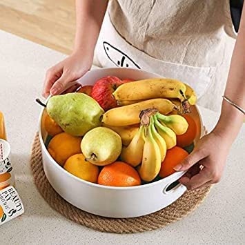 GABZ 360° Rotating Kitchen Organizer Tray - Lazy Susan Turntable for Spices, Condiments & Cosmetics | Multi-Purpose Cabinet Storage Solution for Kitchen, Bathroom & Office | Durable & Space-Saving Design
