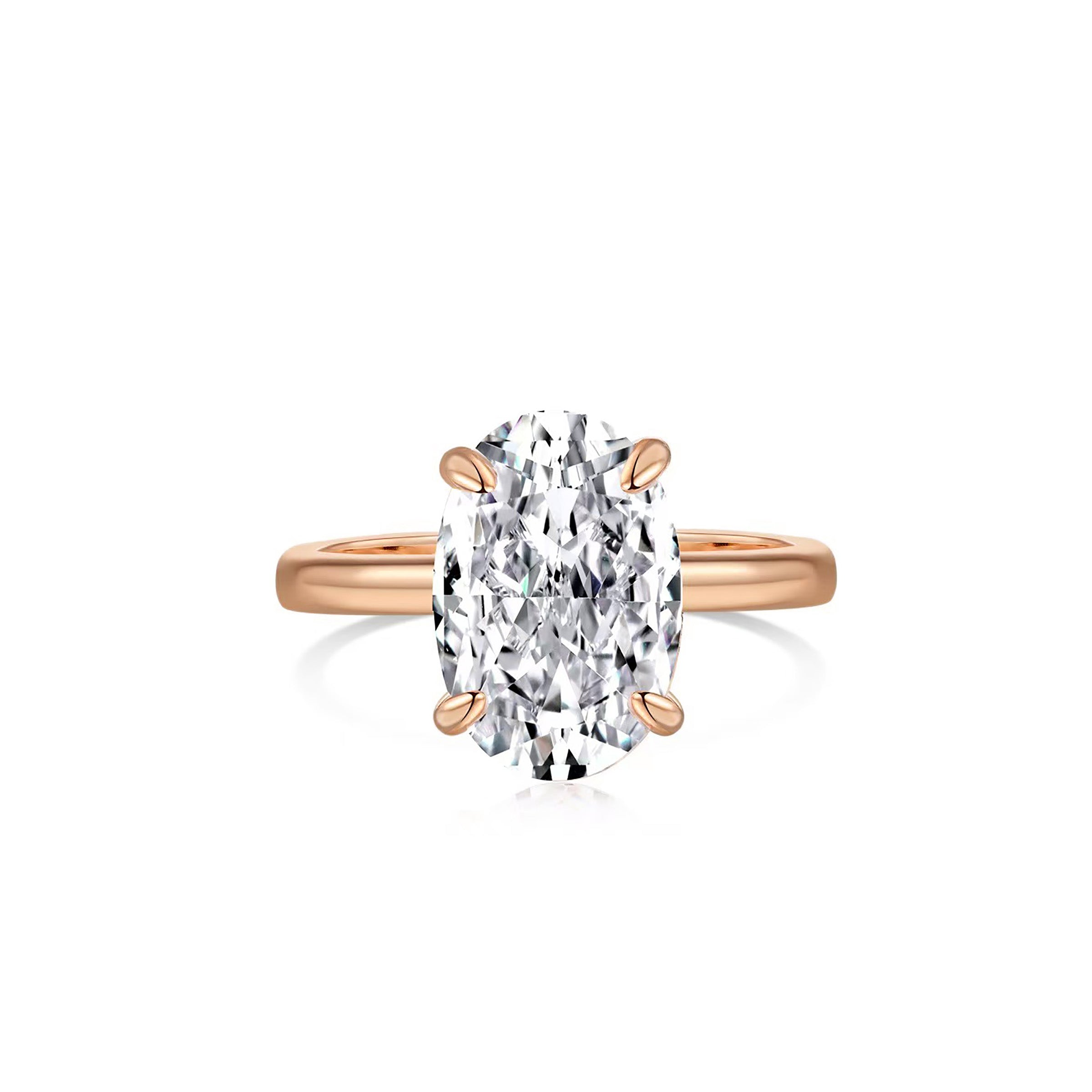 Oval Cut Moissanite Ashes Ring for Women - Elegant Memorial Jewelry for Loved Ones | Perfect for Remembrance, Funeral, or Anniversary Gifts