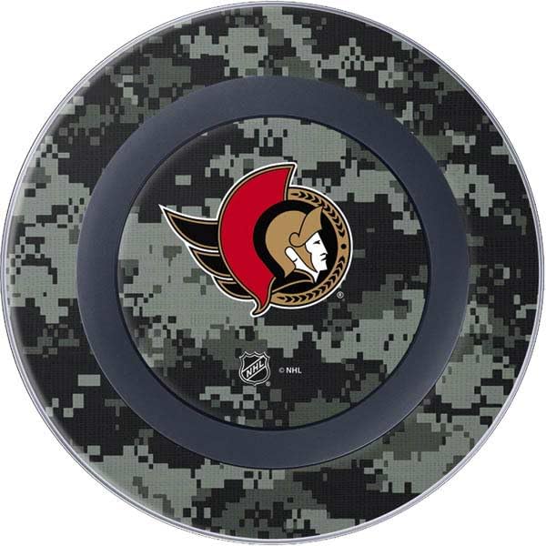 Official NHL Ottawa Senators Camo Wireless Charger Skin | Skinit Decal Compatible with Qi Chargers | Perfect for Home, Office & Car Use