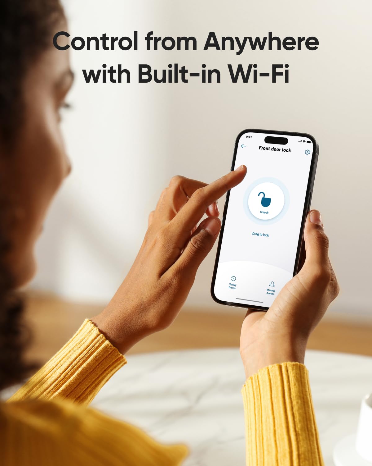 eufy Security Smart Lock C30 & C220 - Keyless Entry Wi-Fi Deadbolt with Auto Lock & App Control | BHMA Certified | Front Door Smart Lock for Home Security & Convenience