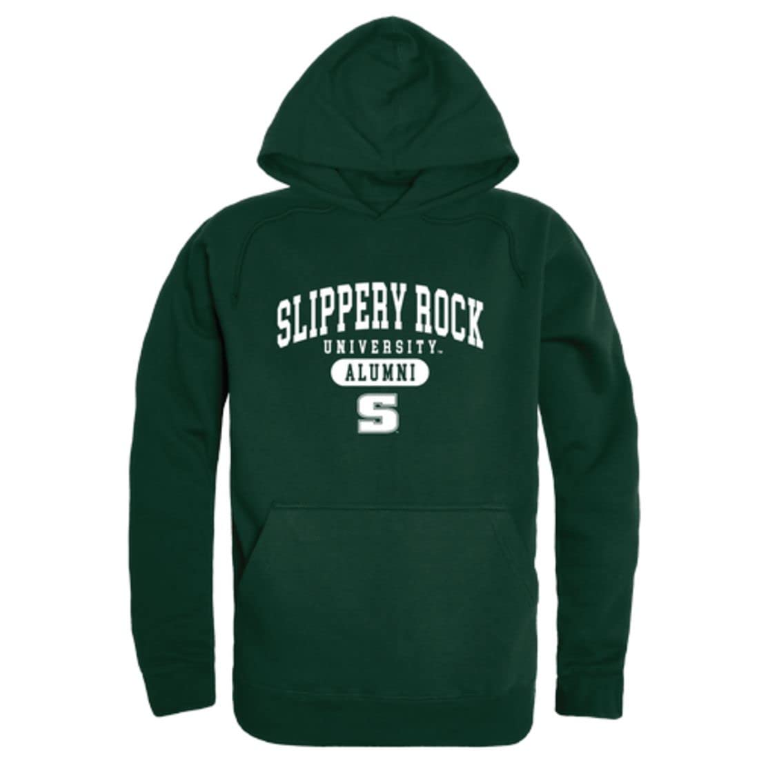 SRU Slippery Rock University The Rock Alumni Fleece Hoodie Sweatshirt - Forest Green College Apparel for Alumni, Students & Fans - Perfect for Game Days, Campus Events & Casual Wear