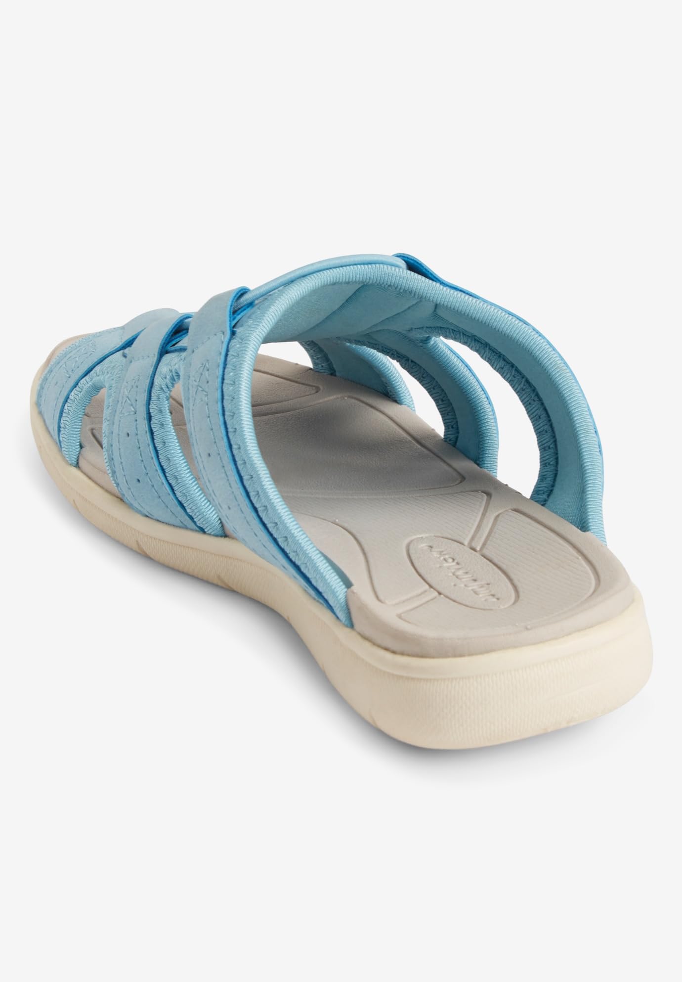 Comfortview Women's Wide Width Alivia Sandal - Comfortable Summer Sandals for Wide Feet | Perfect for Beach, Walking & Casual Outings
