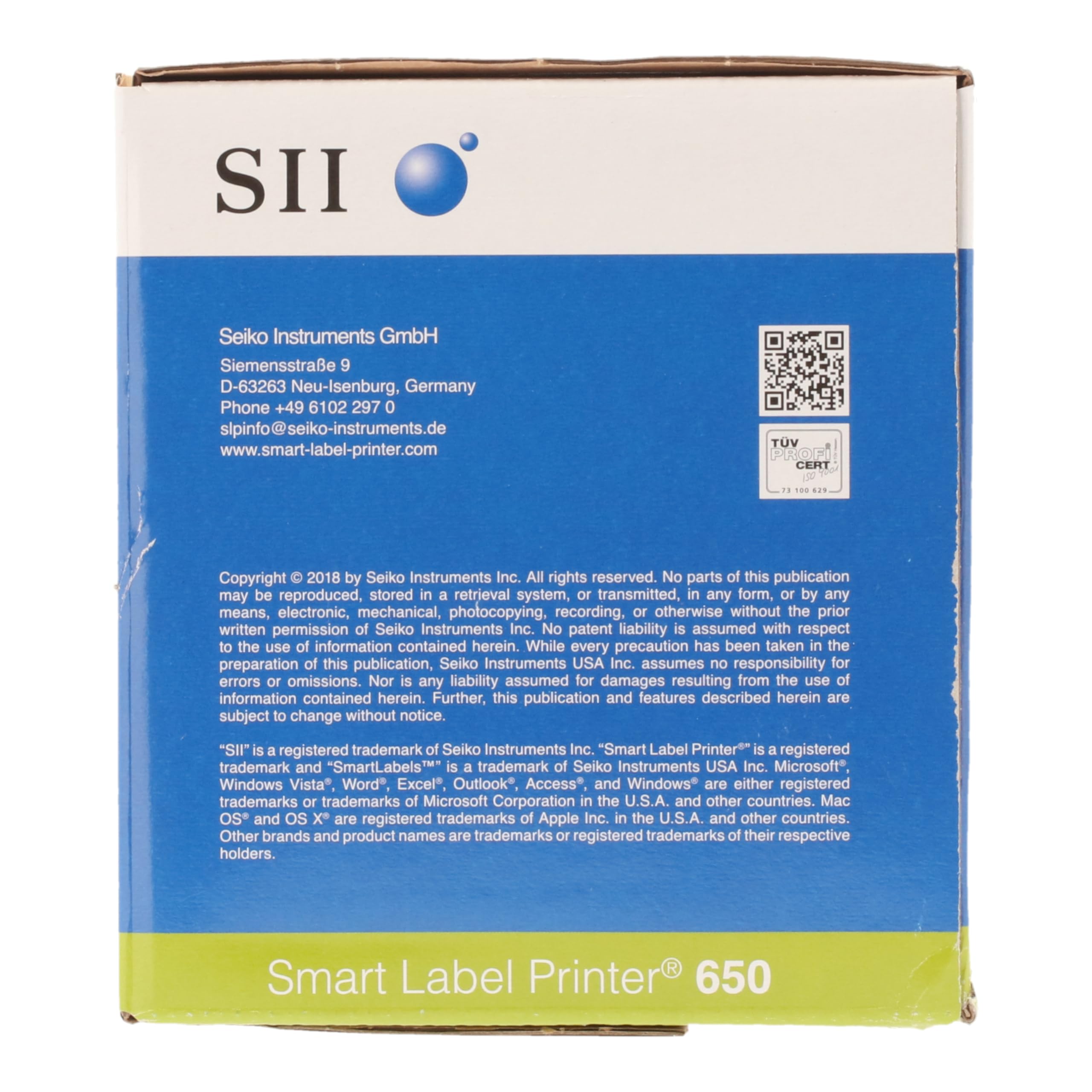SKPSLP650 - Smart Label Printer 650 | High-Speed Thermal Label Printer for Shipping, Barcodes & Packaging | Perfect for E-Commerce, Warehouses & Small Businesses