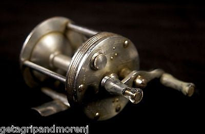 Vintage BELMONT FISHING 1939 Casting Reel - Engraved 3123600 Stainless Steel Fishing Reel | Classic Collector's Item for Freshwater & Saltwater Fishing, Great Gift for Anglers