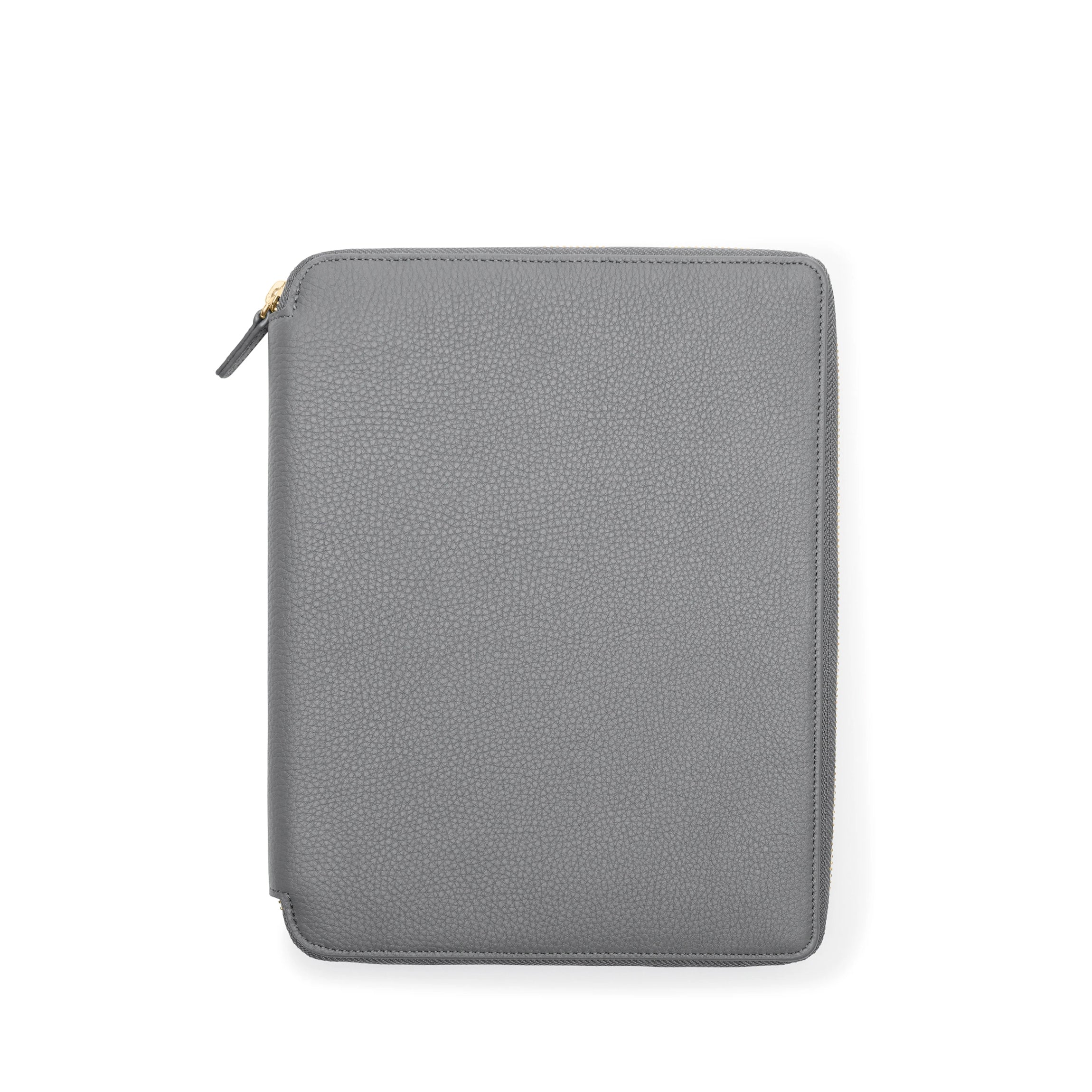 B5 Spiral Notebook with Zipper - Lined Composition Journal for School, Office & Travel - Smoke Gray Cover - Durable & Stylish Writing Notebook for Notes, Planning & Journaling