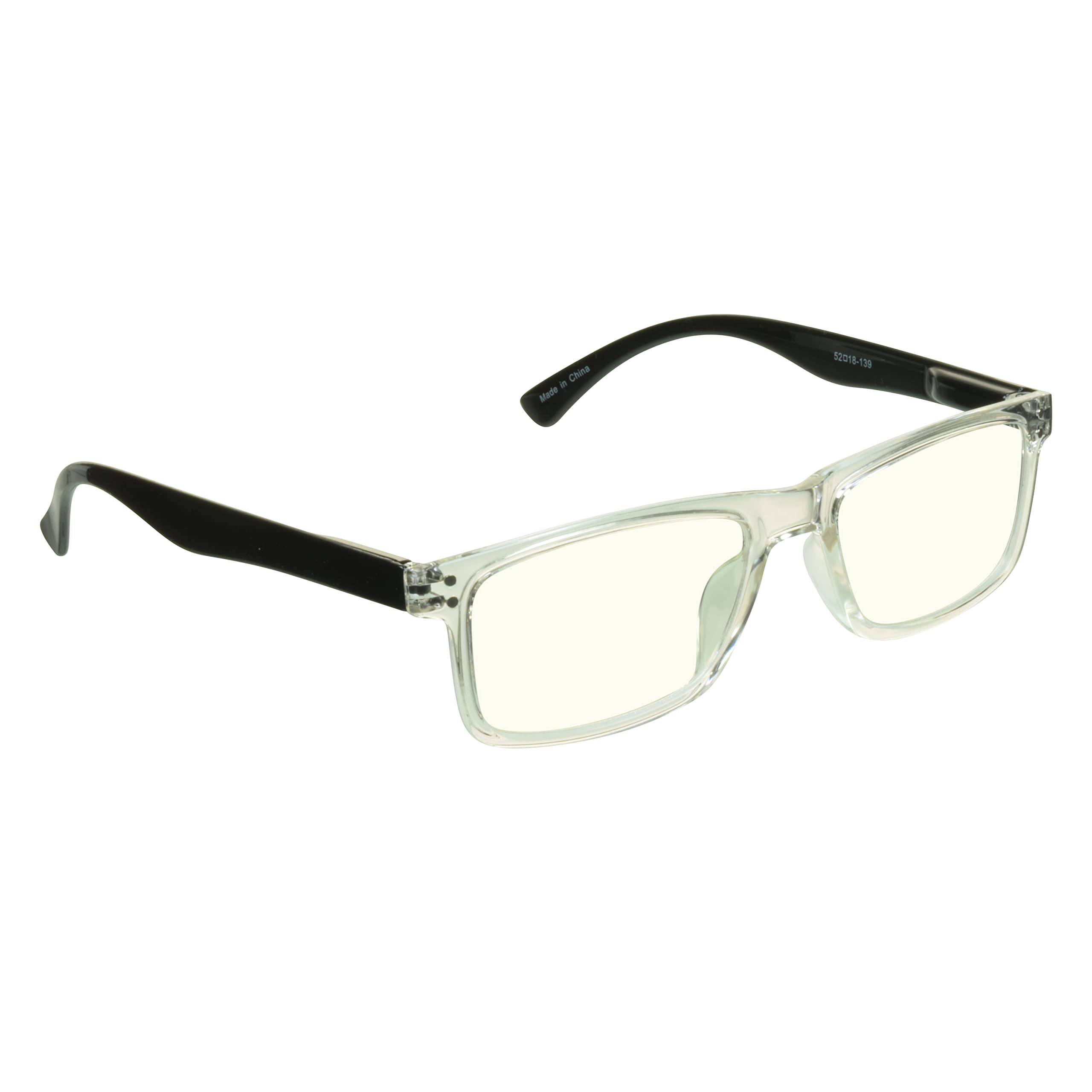 Blue Light Blocking Reading Glasses - Anti Glare & Eye Strain Relief for Computer & Digital Screen Use - proSPORT Computer Reader Glasses for Work, Gaming & Reading