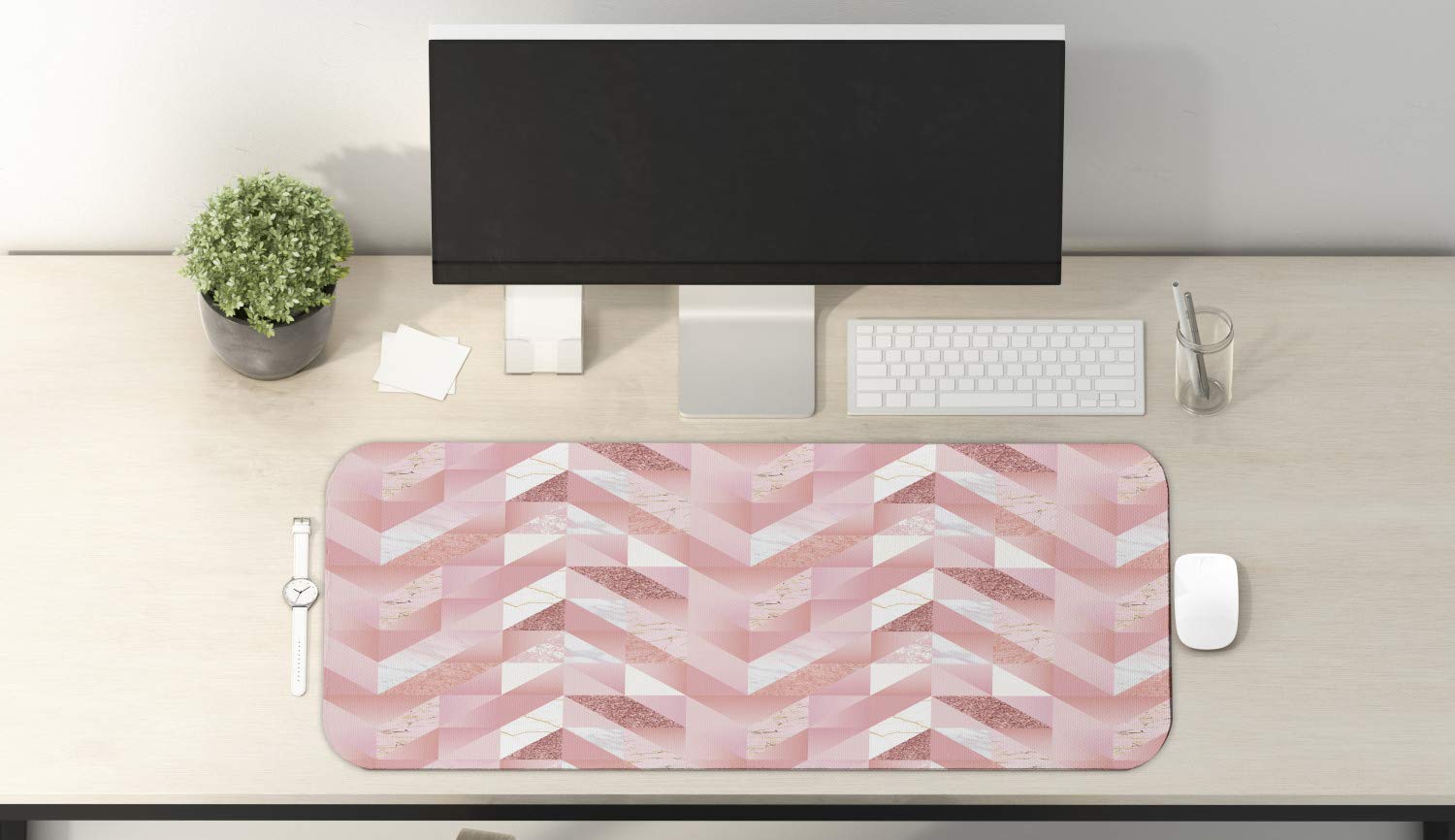 Ambesonne Geometric Computer Mouse Pad - Large 31