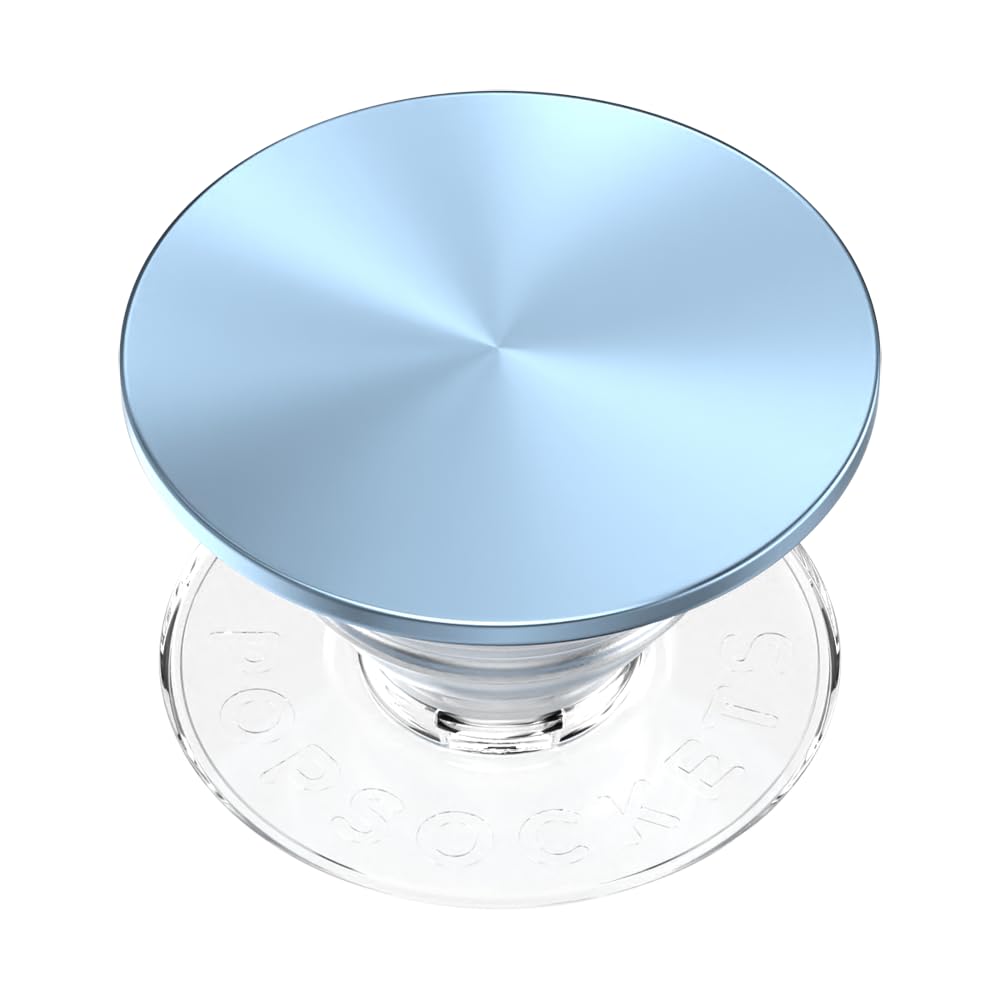 PopSockets Expanding Phone Grip with Kickstand - Blue Sigh | Secure Phone Holder for Hands-Free Viewing, Perfect for Watching Videos, Taking Photos & Video Calls
