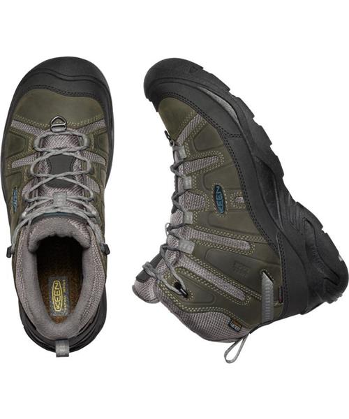 KEEN Circadia Mid Polar Waterproof Hiking Boots for Men - Comfortable & Durable Outdoor Shoes for Trekking, Camping & Winter Adventures