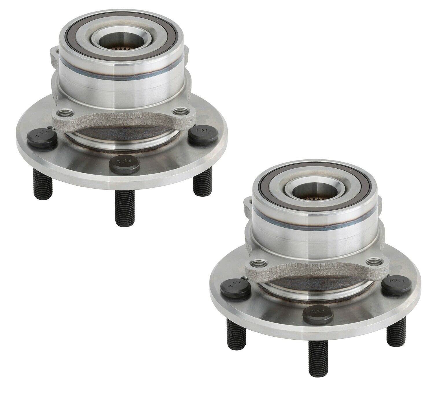 Acura MDX ZDX Honda Pilot Front Wheel Bearing Hub Assembly Kit - 2 Piece Replacement Set | Durable OEM Replacement for Smooth Ride | Perfect for Off-Roading, Daily Commuting & Long Road Trips