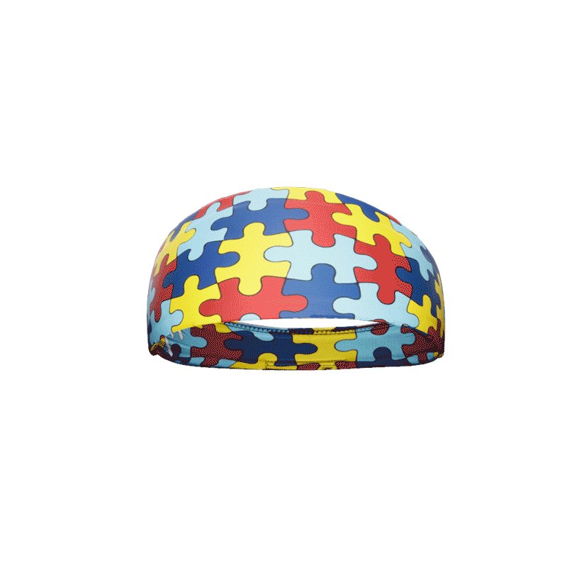 Autism Awareness Headband - Comfortable & Stylish Sensory Headband for Kids & Adults - Show Support for Autism Awareness Month & Daily Wear