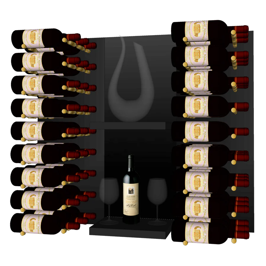 Blue Grouse THE WINE BAR MINI VINdustry Wine Wall - Premium Wine Storage Rack for Home Bars, Restaurants & Wine Cellars - Perfect for Displaying Wine Bottles in Style