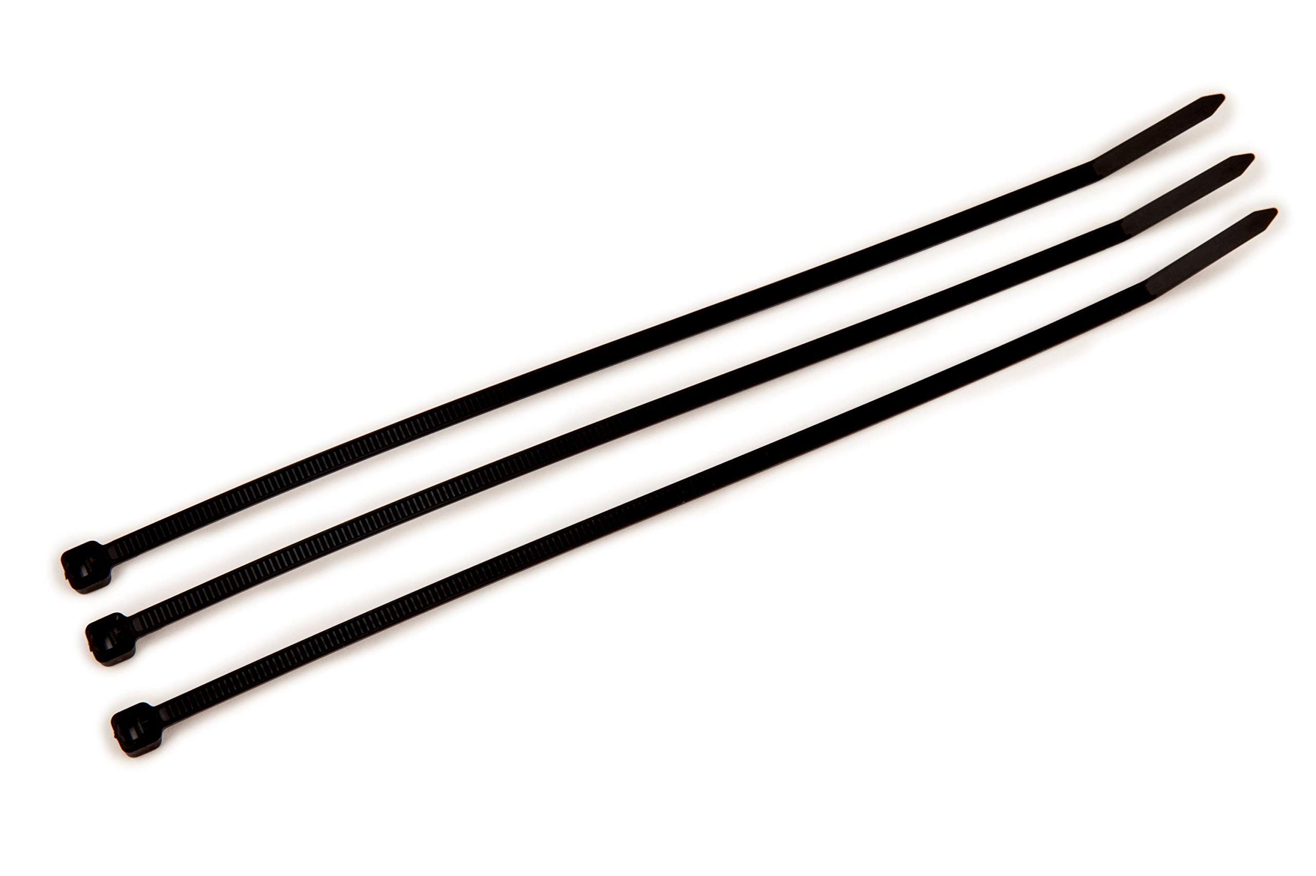 3M CT4BK18-C Black Nylon Cable Ties 100-Pack (4.8
