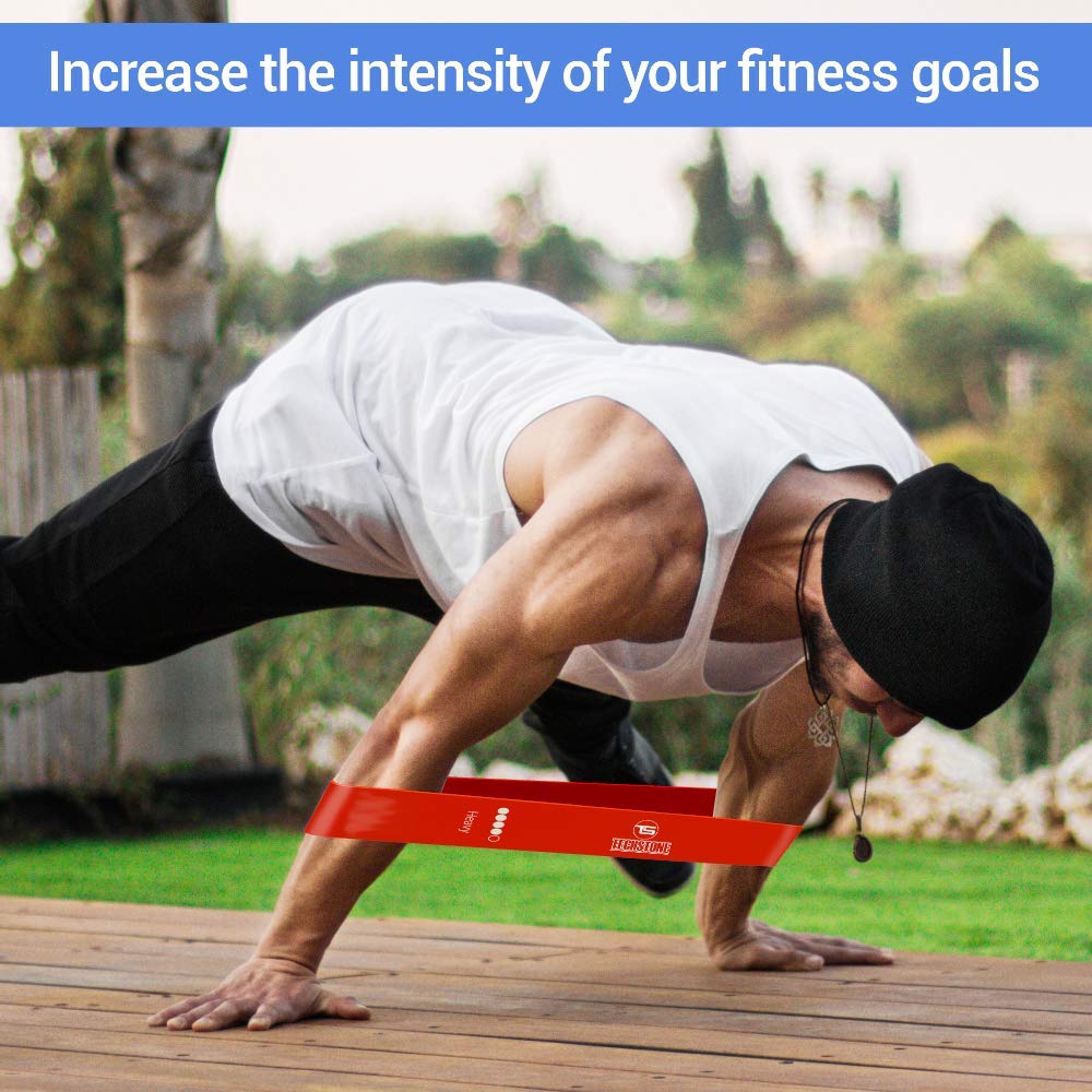 Premium 5-Level Resistance Bands Set for Home Workouts - Adjustable Elastic Exercise Bands for Strength Training, Yoga & Fitness (Includes Free Carrying Bag) - Ideal for Home Gym, Travel & Physical Therapy