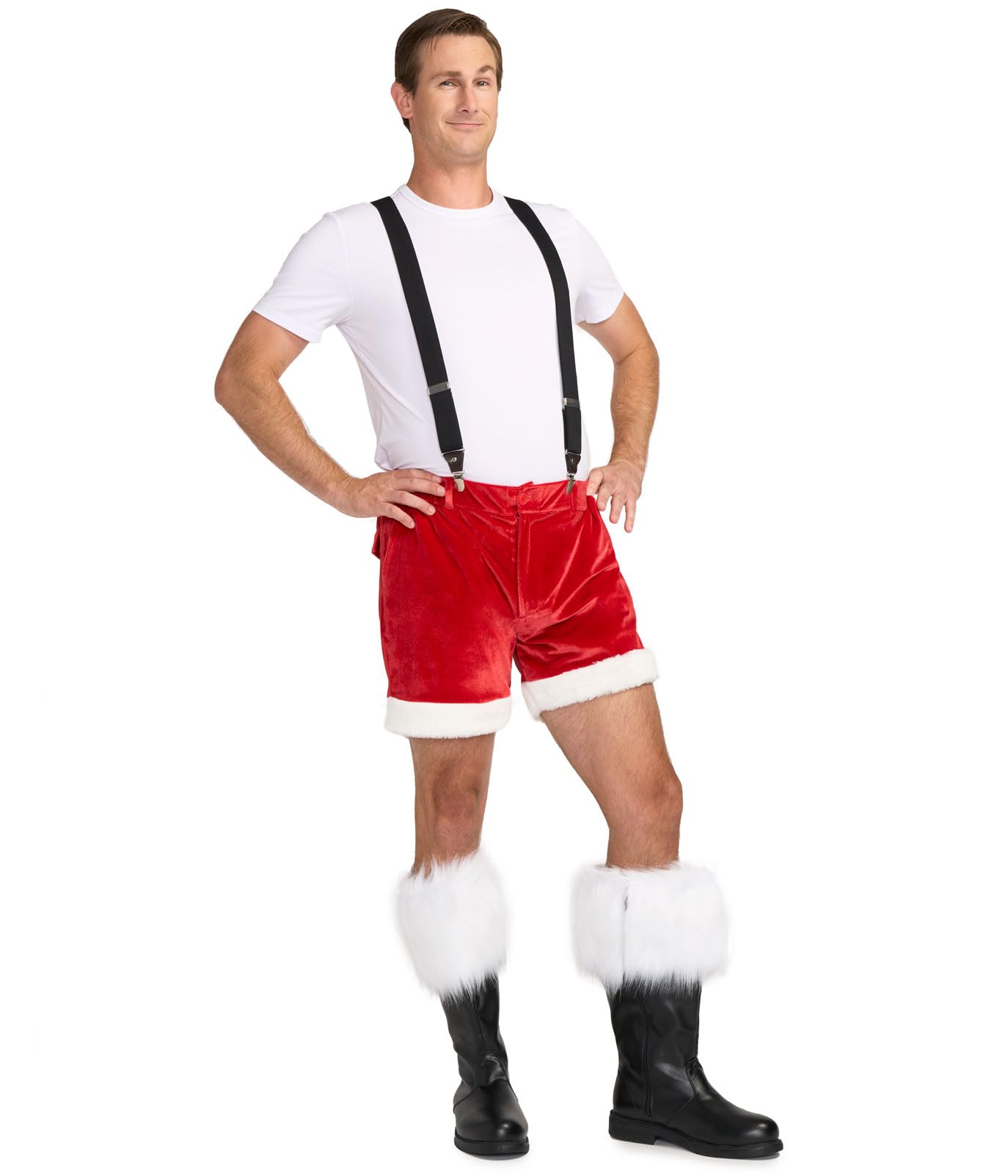 Festive Christmas Shorts for Men - Holiday Party Pants with Fun Designs - Perfect for Xmas Parties, Family Gatherings & Ugly Sweater Contests