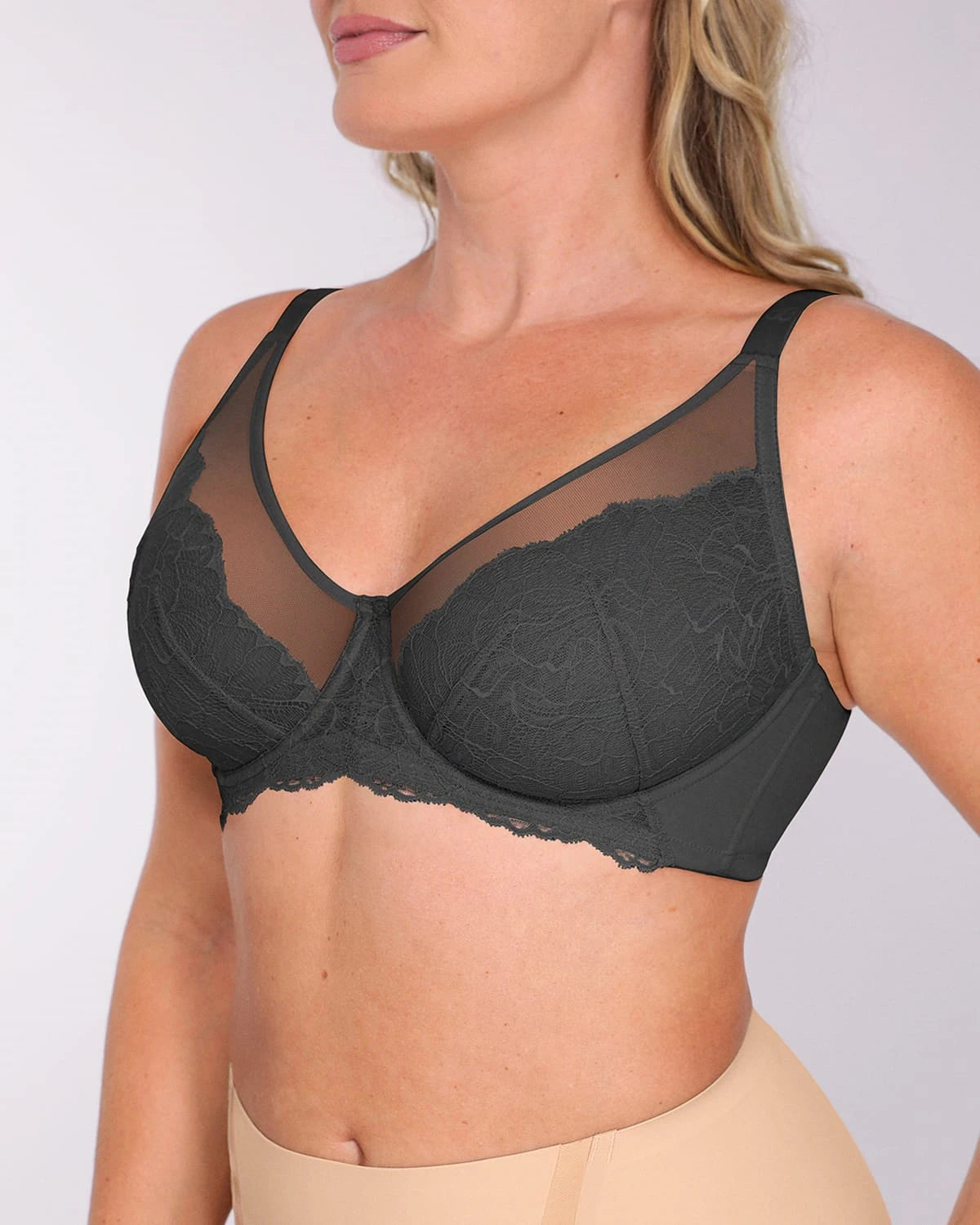 Best Supportive Unlined Lace Underwire Bra for Women - Comfortable Everyday Wear & Special Occasions