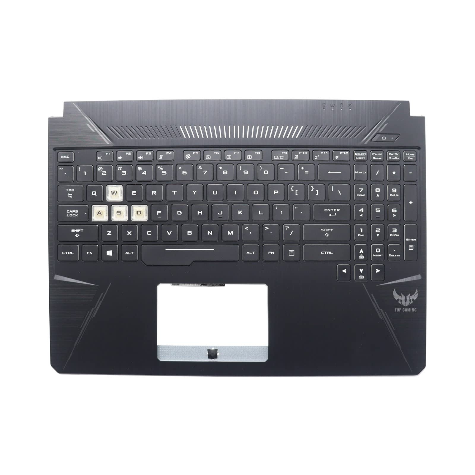 ASUS TUF Gaming FX505 Palmrest with Backlit Keyboard - for FX505D FX86 FX86G - Perfect for Gaming & Work