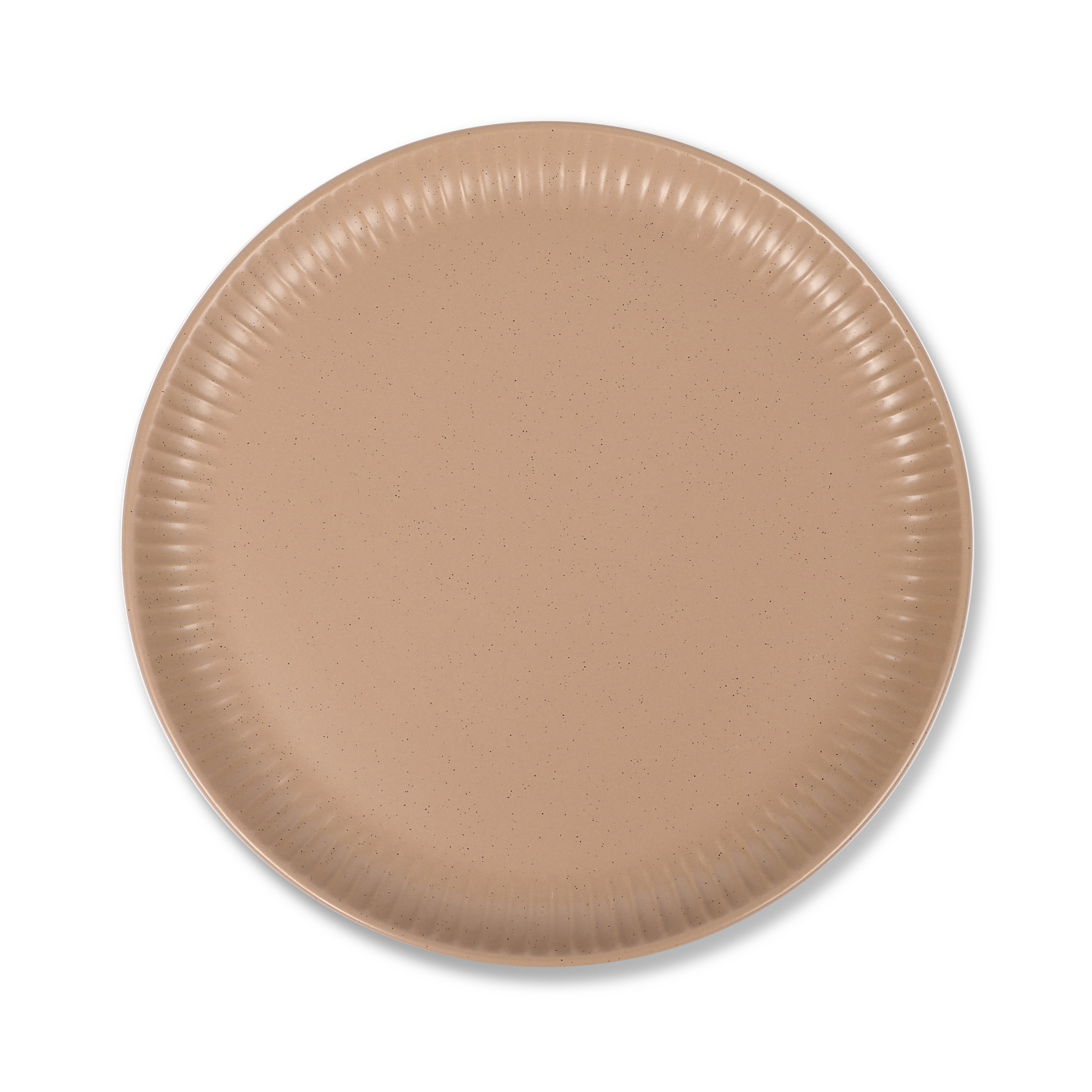 Premium Logan Stoneware Dinnerware Set - 16-Piece Beige Stoneware Plates, Bowls & Mugs - Elegant & Durable Dinnerware for Everyday Use & Entertaining