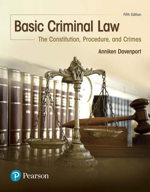 Basic Criminal Law Book: The Constitution, Procedure & Crimes - Essential Guide for Law Students, Legal Professionals & Self-Study (Courtroom Reference, Bar Exam Prep, Legal Education)