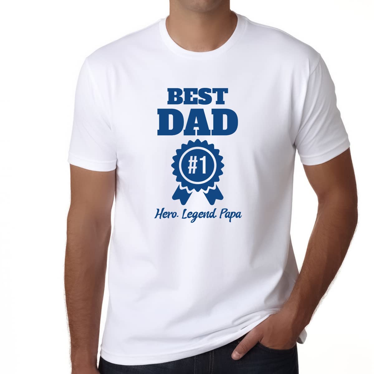 Best Father's Day Shirt for Dad - #1 Dad T-Shirt for Men | Perfect Gift for First-Time Fathers & Papa's Day Celebration