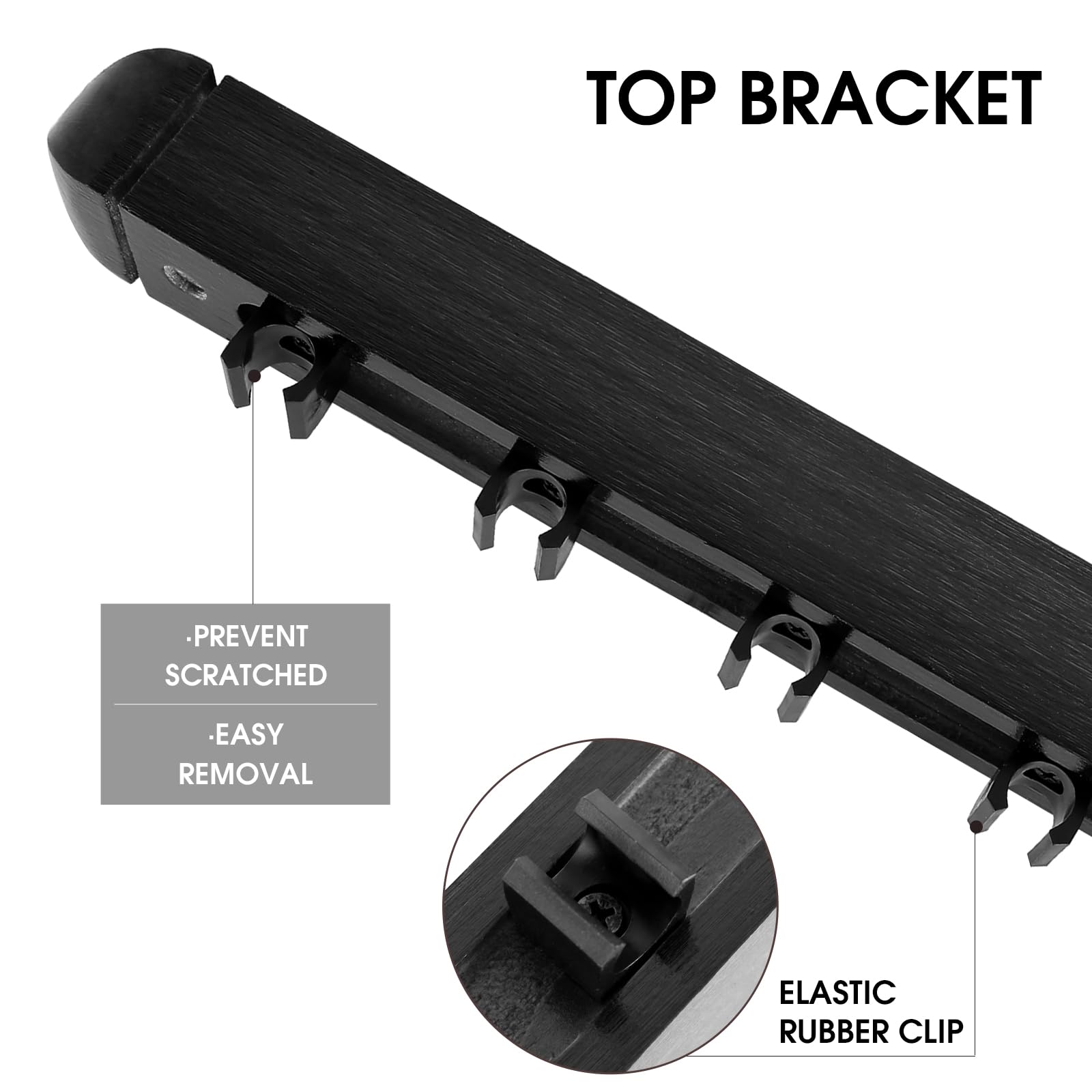 Wall Mounted Pool Cue Holder - Holds 6 or 8 Billiard Sticks - Perfect for Game Rooms, Bars & Home Pool Tables (Durable & Space-Saving Design)