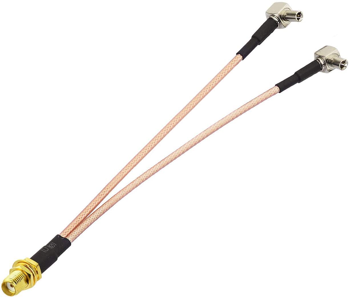 Bingfu 4G LTE SMA Antenna with TS9 Splitter Cable - Compatible with Verizon, AT&T, T-Mobile, Sprint Hotspots & Mifi Routers - High Gain Cellular Signal Booster for Mobile Broadband, USB Modems & Dongles - Perfect for Remote Work, Travel & Weak Signal Areas