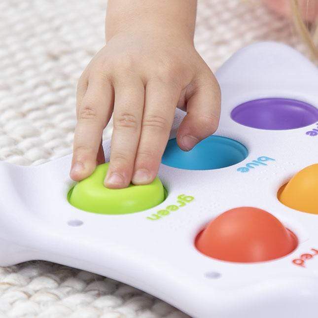 Fat Brain Toys Dimpl Duo - Sensory Fidget Toy for Kids & Adults - Stress Relief & Fine Motor Skills Development - Perfect for Home, Office, and Travel Use