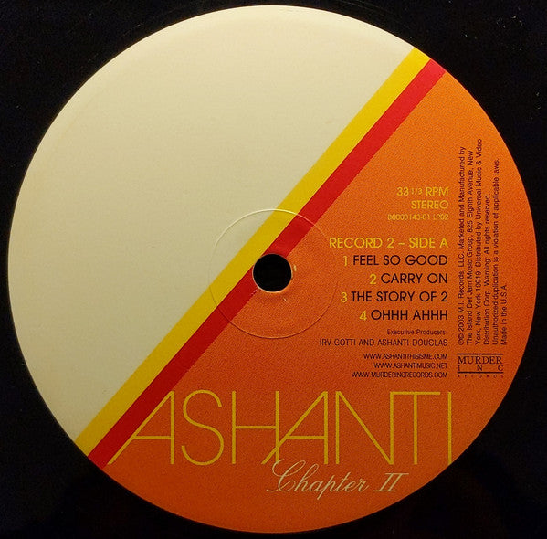Ashanti Chapter II (2xLP) Vinyl Record - Near Mint or Mint Condition - Perfect for Collectors & Music Lovers