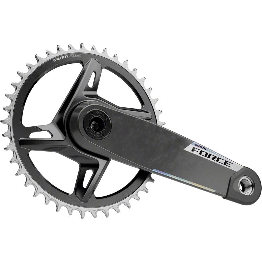 SRAM Force 1x XPLR Wide Crankset - 172.5mm, 12/13 Speed, 42t, 8 Bolt Direct Mount, DUB Spindle, Carbon, E1 - Perfect for Gravel & Cyclocross Bikes, Mountain Biking & Road Cycling