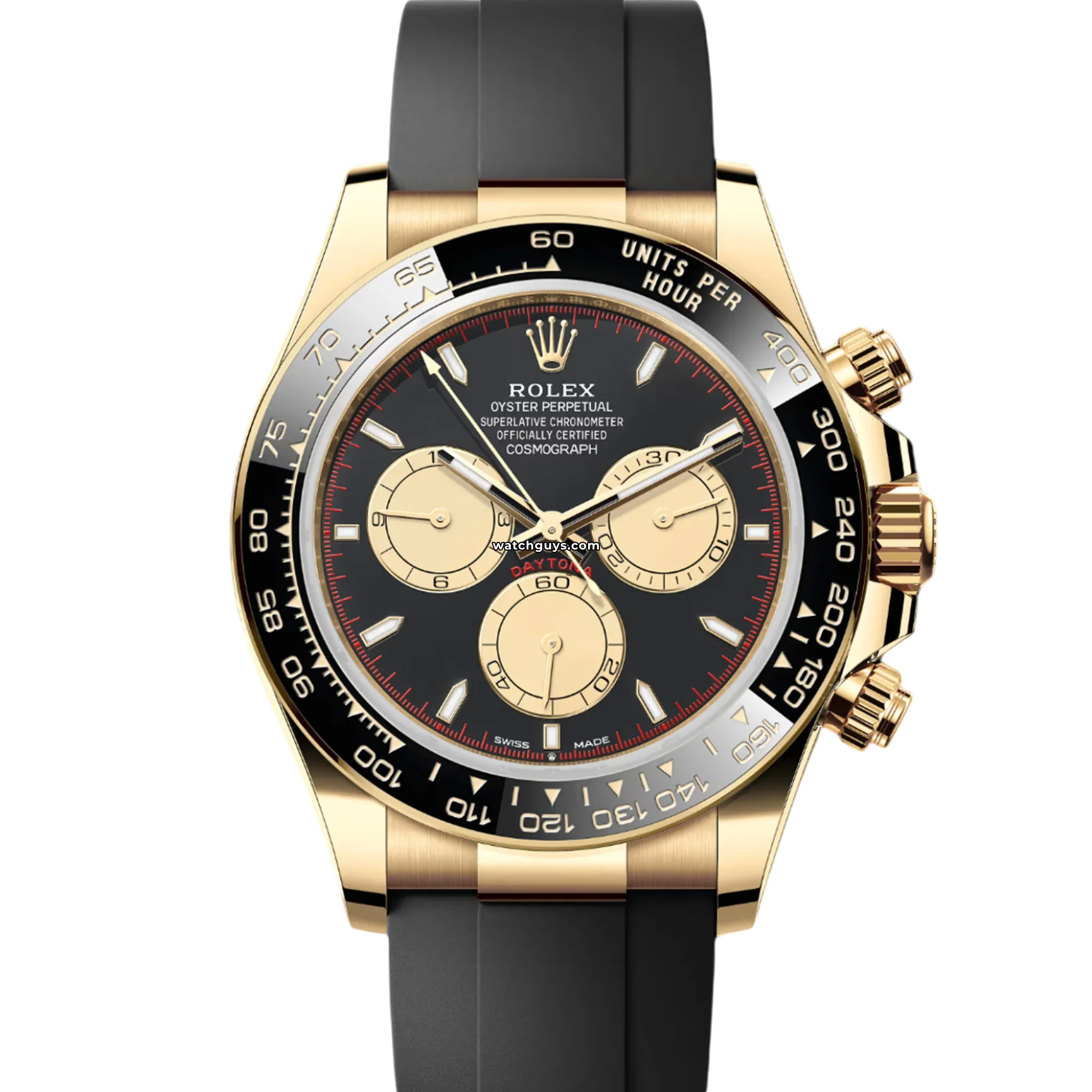 Rolex Daytona 126518 Black Oysterflex Men's Luxury Watch - Premium Swiss Chronograph for Business, Gifting & Special Occasions