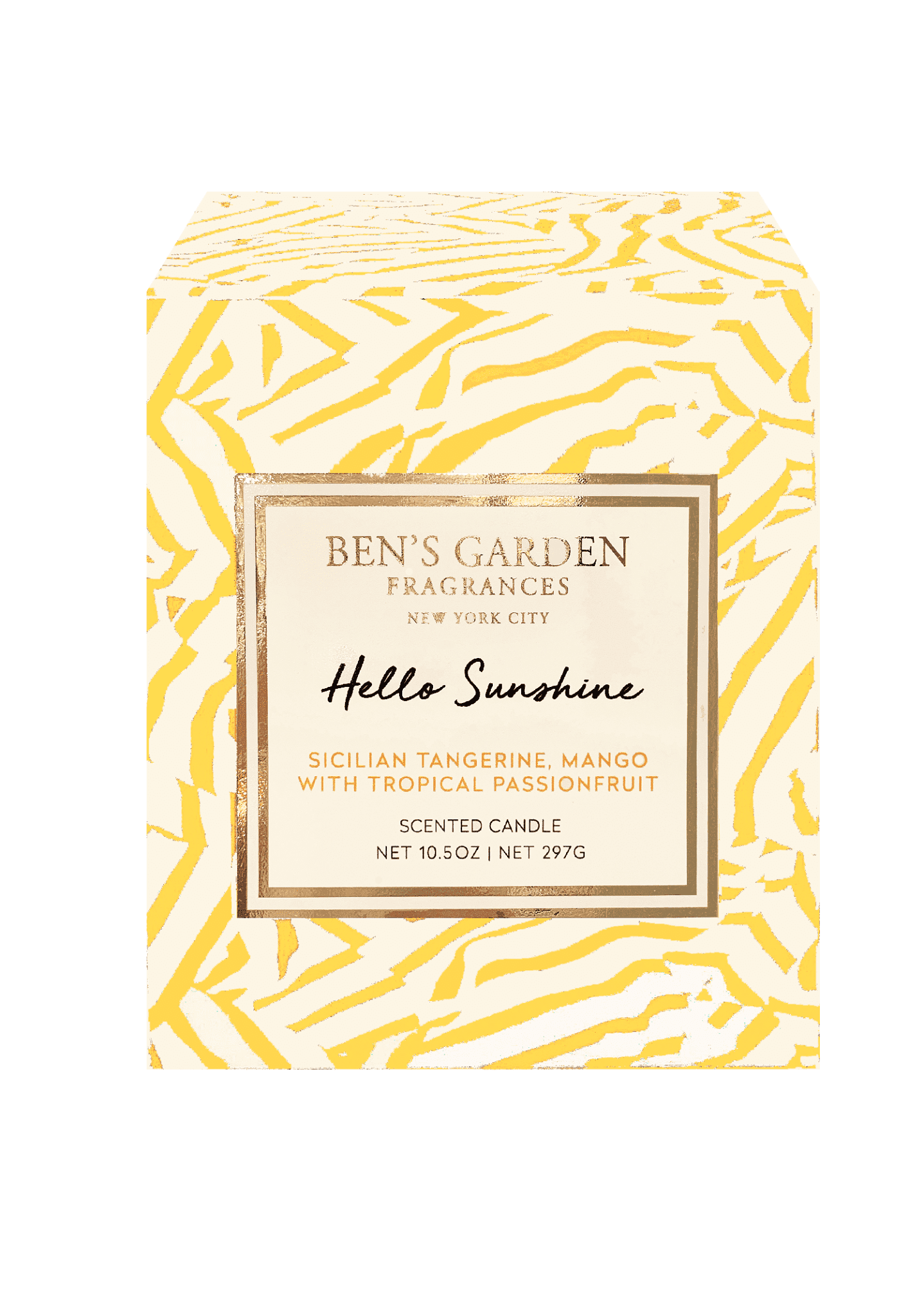 Hello Sunshine 70-Hour Artisan Scented Soy Blend Candle - Long-Lasting Aromatherapy for Home, Office & Relaxation