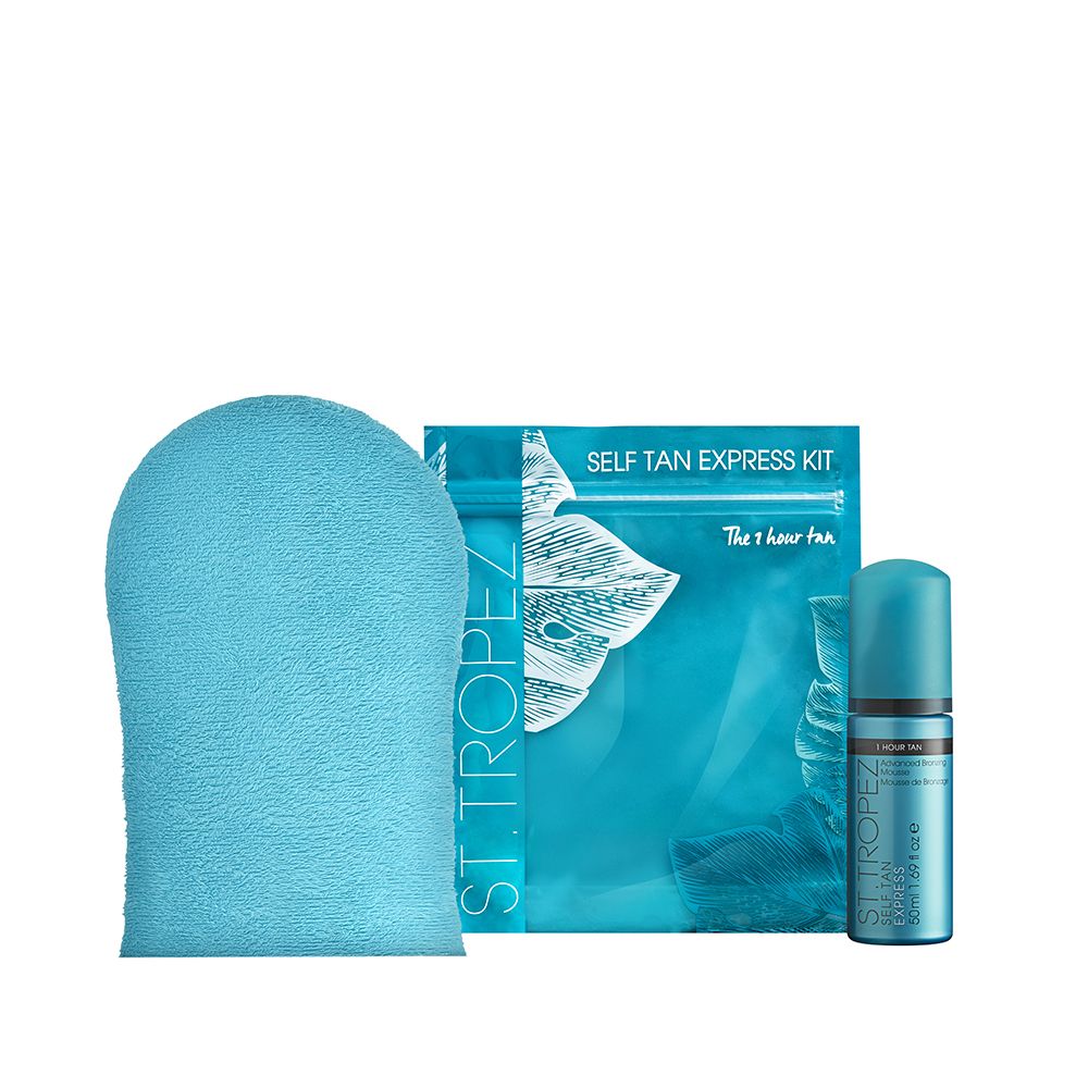 St. Tropez Self Tan Express Kit - Fast-Acting Self Tanner for a Natural Sun-Kissed Glow | Perfect for Pre-Vacation Prep & Special Occasions