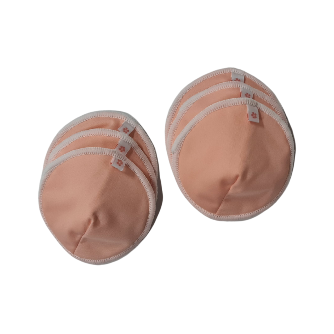 Baby Express Contoured Nursing Pads - Ultra Soft Breastfeeding Pads for Leak Protection (6 Pairs) - Comfortable & Disposable for New Moms - Perfect for Daytime Use & Nighttime Nursing