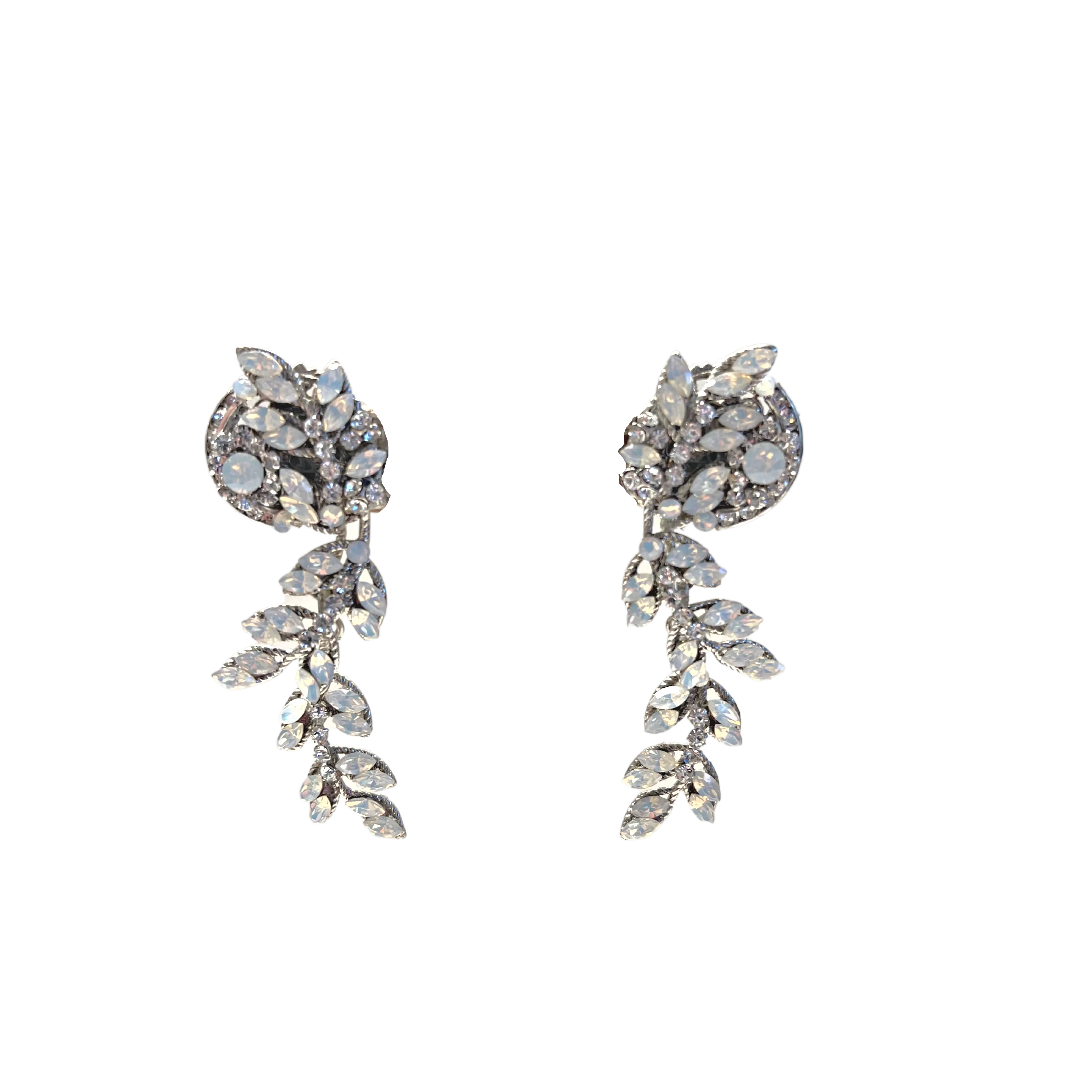 Elegant Elle Earrings for Women - Gold & Silver Dangle Hoop Earrings - Perfect for Parties, Weddings & Everyday Wear
