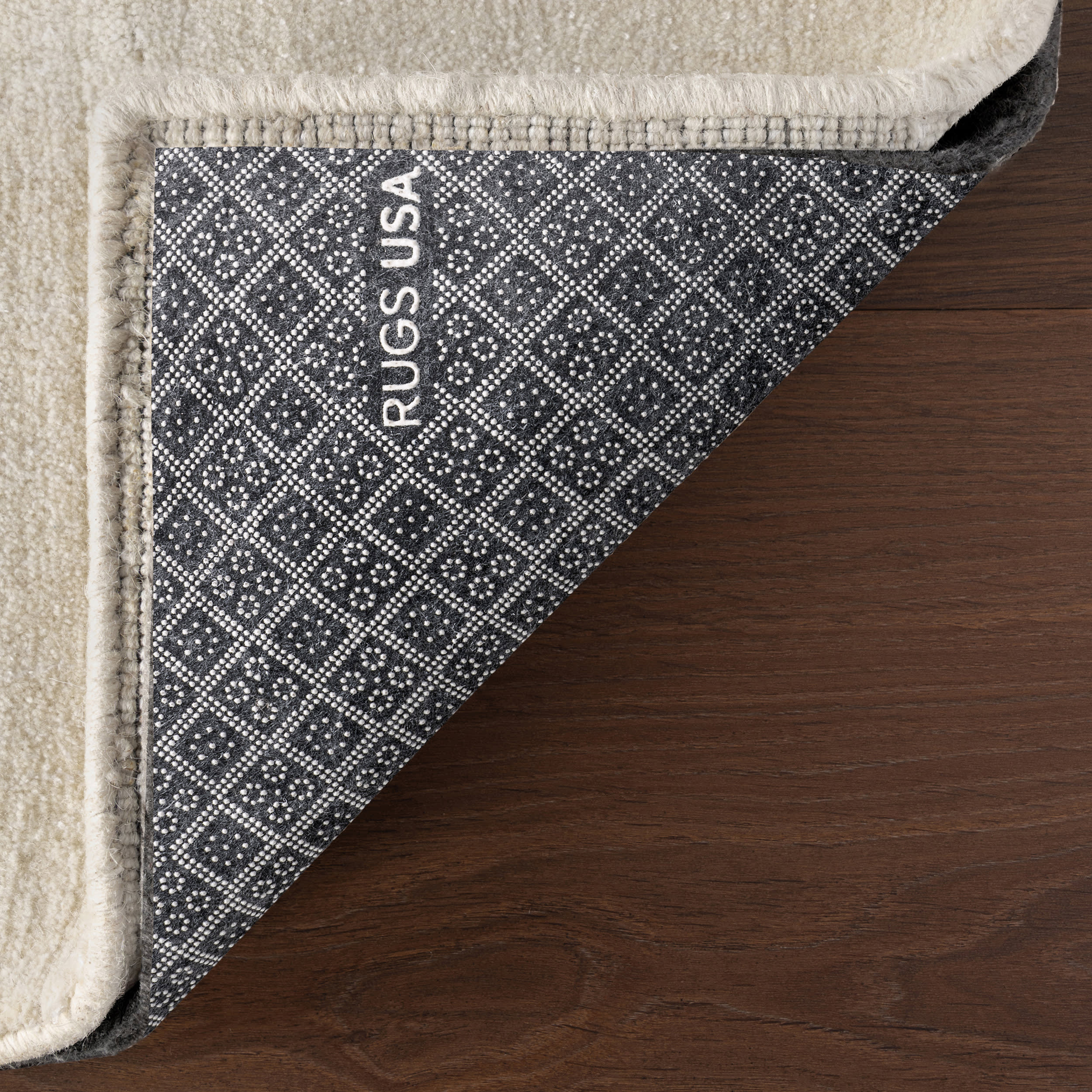 Non-Slip Grey Rug Pad for Hardwood Floors - Essential Grip & Protection for Area Rugs | Perfect for Living Room, Bedroom & High Traffic Areas