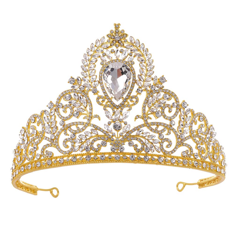 1pc Baroque Style Rhinestone Tiara Headband - Shining Crystal Wedding Headdress for Women, Elegant Prom Pageant Hair Accessories | Perfect for Bridal, Pageants, Prom & Special Occasions