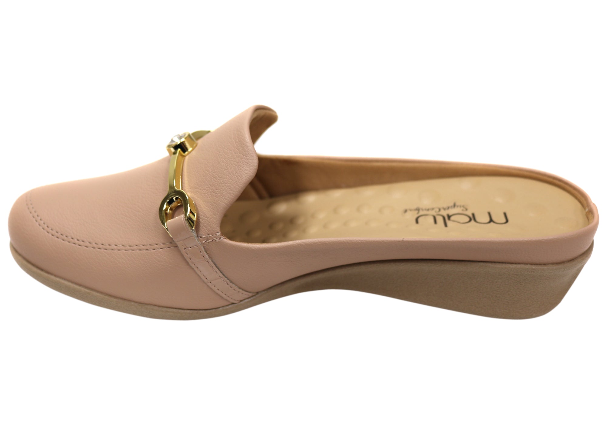 Malu Supercomfort Nettar Women's Open Back Mule Sandals - Handmade in Brazil - Perfect for Summer, Beach & Casual Outings