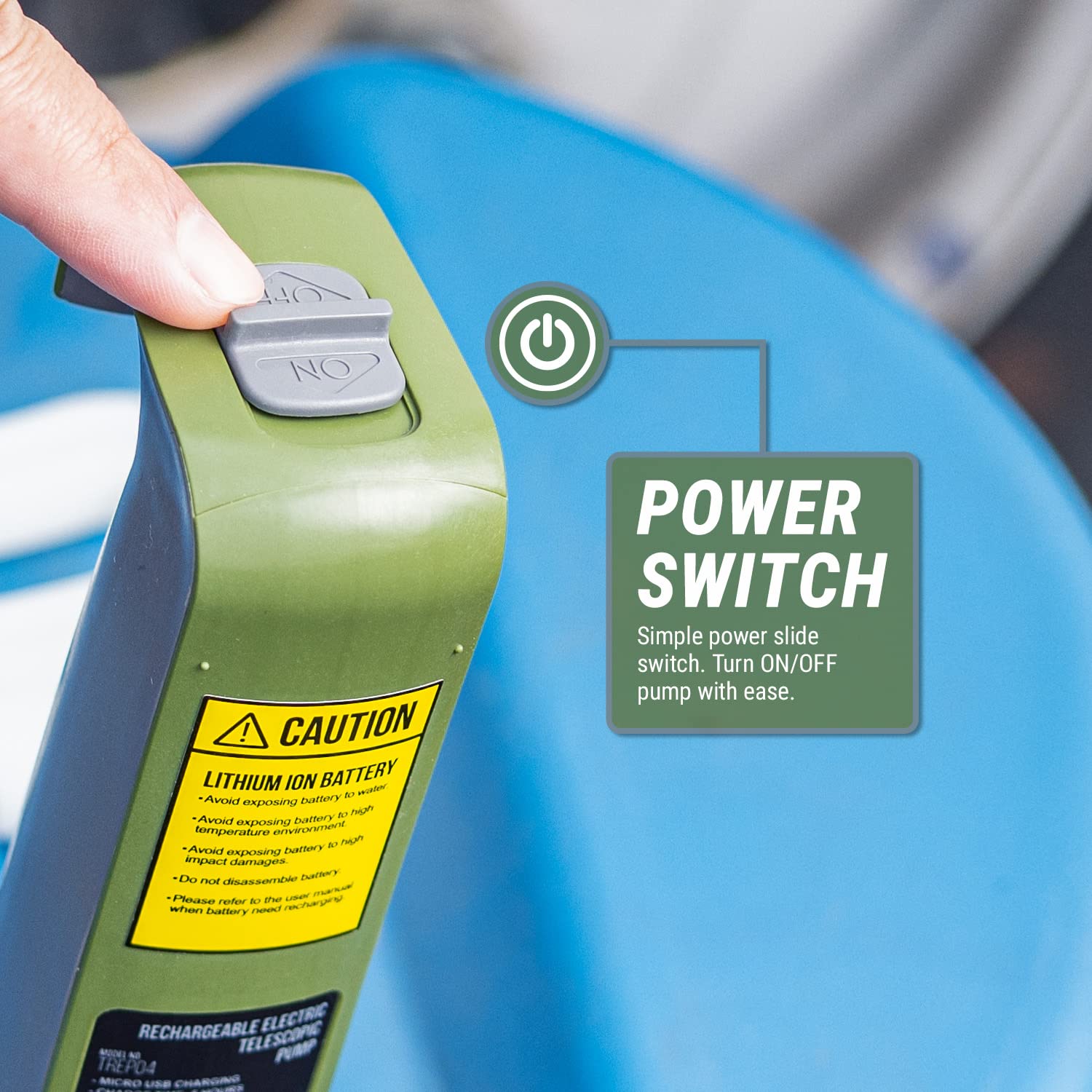 TERA PUMP 12V Rechargeable Fuel Transfer Pump - 3.1 GPM Flow Rate with Quick Flow Control Nozzle & Telescopic Tube - 5FT Discharge Hose - Portable Battery Pump for Gas, Diesel, Water - Ideal for Home, Farm, RV, Boat and Emergency Fuel Transfer