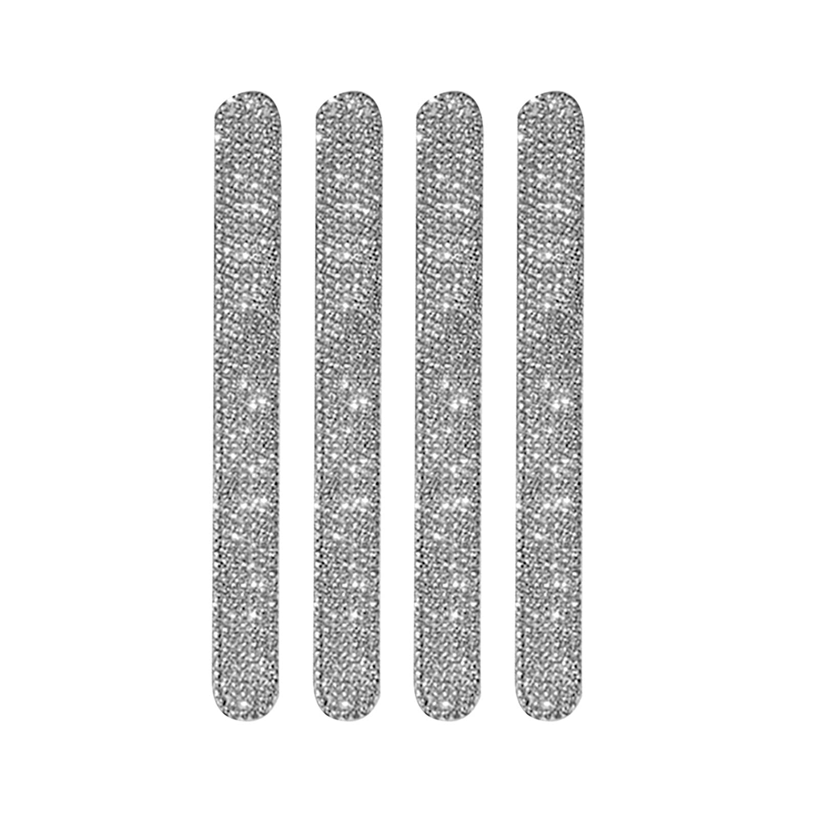 Diamond Car Mirror Decorative Stickers - 4PCS Set for Bumper, Door & Rear View - Exterior Car Accessories for Men (Perfect for Customizing & Personalizing Your Vehicle)