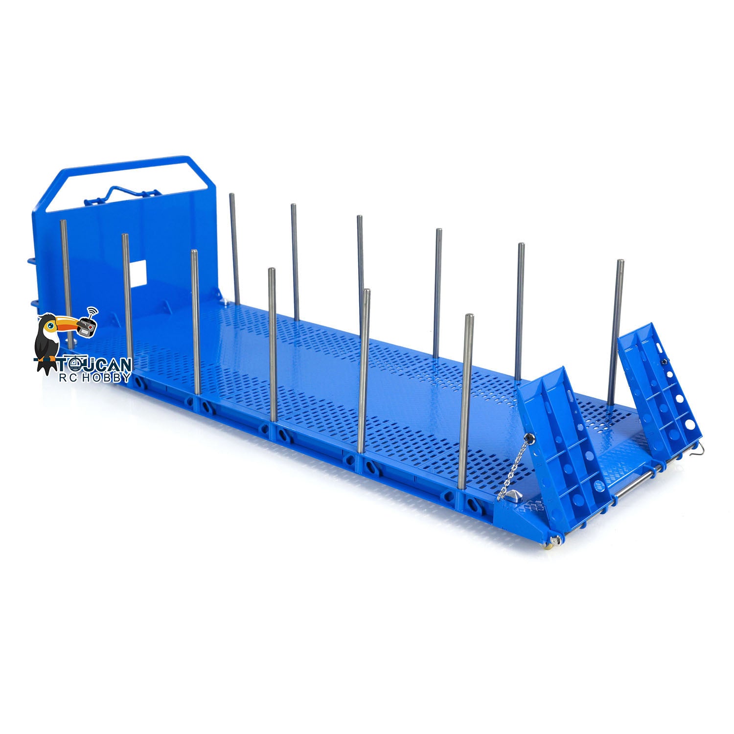 1:14 Scale Painted Timber Flatbed High Bucket for 10x10 RC Hydraulic Dump Truck & 8x8 Radio Controlled Car Model - Perfect for Construction Site Play and RC Vehicle Accessories