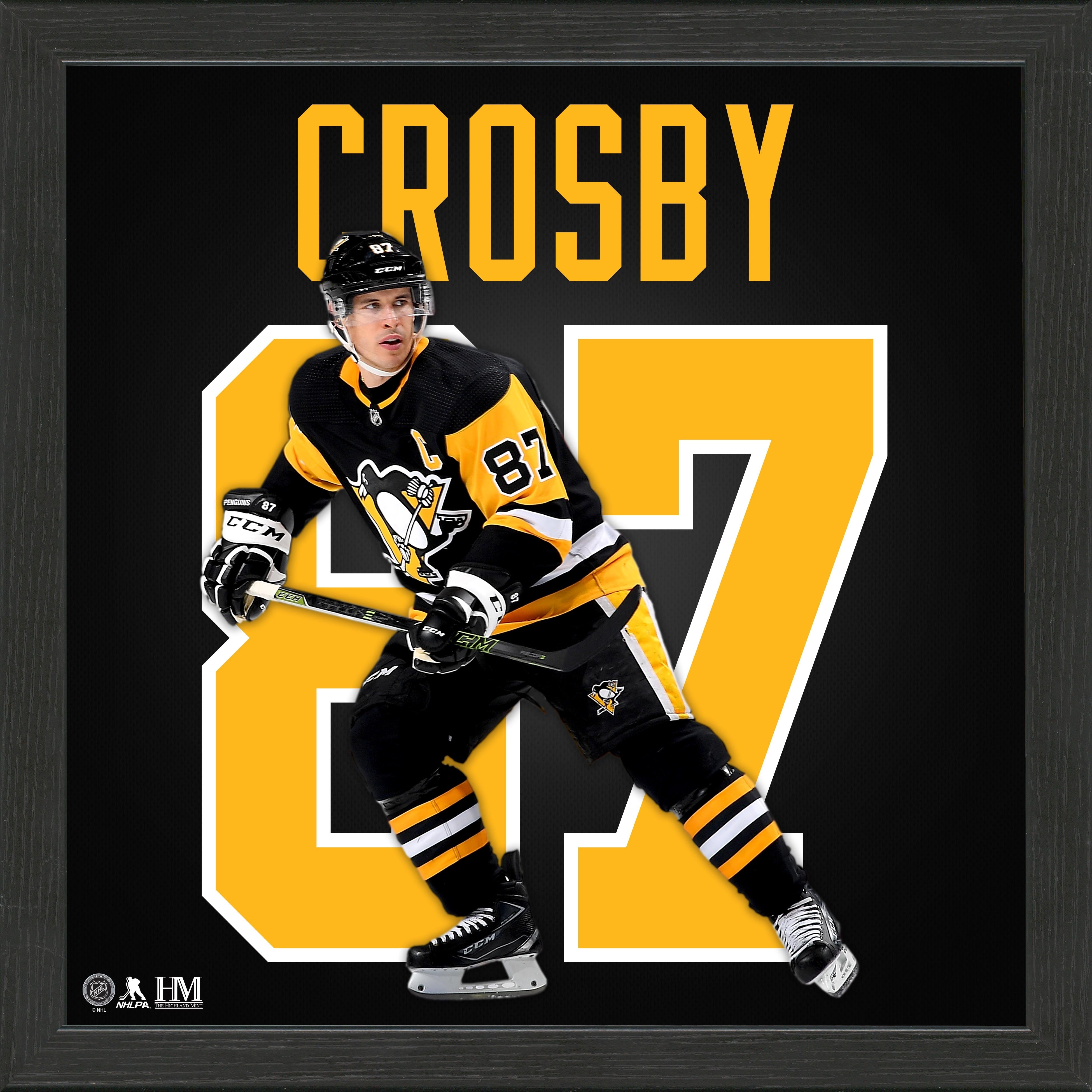 Sidney Crosby Pittsburgh Penguins Autographed Jersey Display Case - Perfect for Sports Memorabilia Collectors & Hockey Fans - Home, Office, or Man Cave Decor