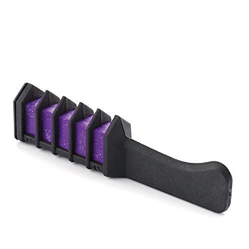 Mllkcao Washable Temporary Hair Chalk for Kids & Girls - 6 Vibrant Colors | Non-Toxic Disposable Hair Dye Comb | Perfect for Birthday Parties, Cosplay, Halloween & DIY Styling | Safe & Easy Wash Out Hair Color for Children's Day & Special Events