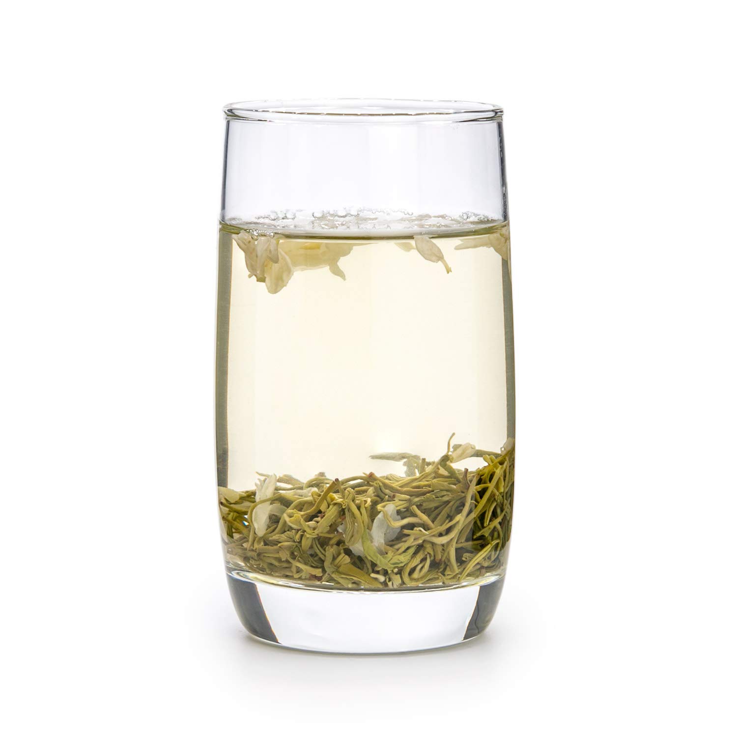 Premium Jasmine Green Tea Bi Tan Piao Xue - Chinese Loose Leaf Tea - Yuqian Grade 2 - 450g (16oz) - Floral Aroma & Delicate Flavor - Perfect for Relaxation, Meditation & Afternoon Tea Time
